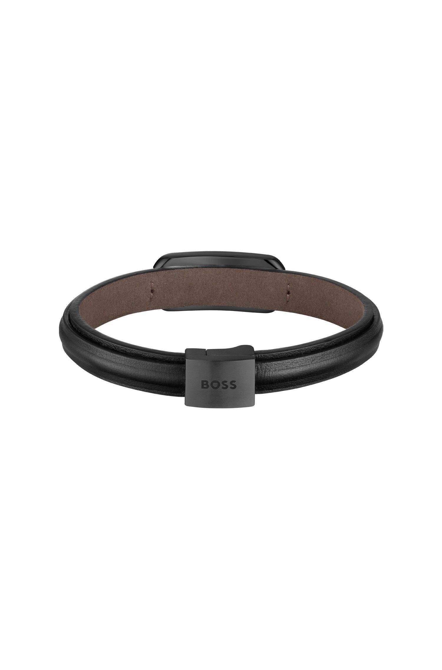 BOSS Lederarmband KODE