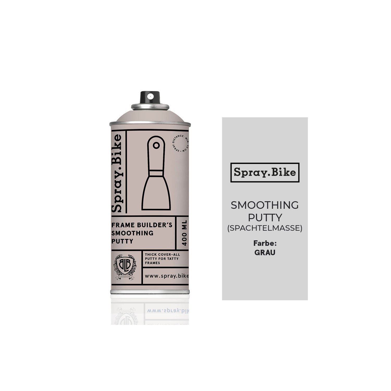 Spray.Bike Sprühflasche Rahmen Spachtelmasse Spraydose, UV-resistent, wetterfest