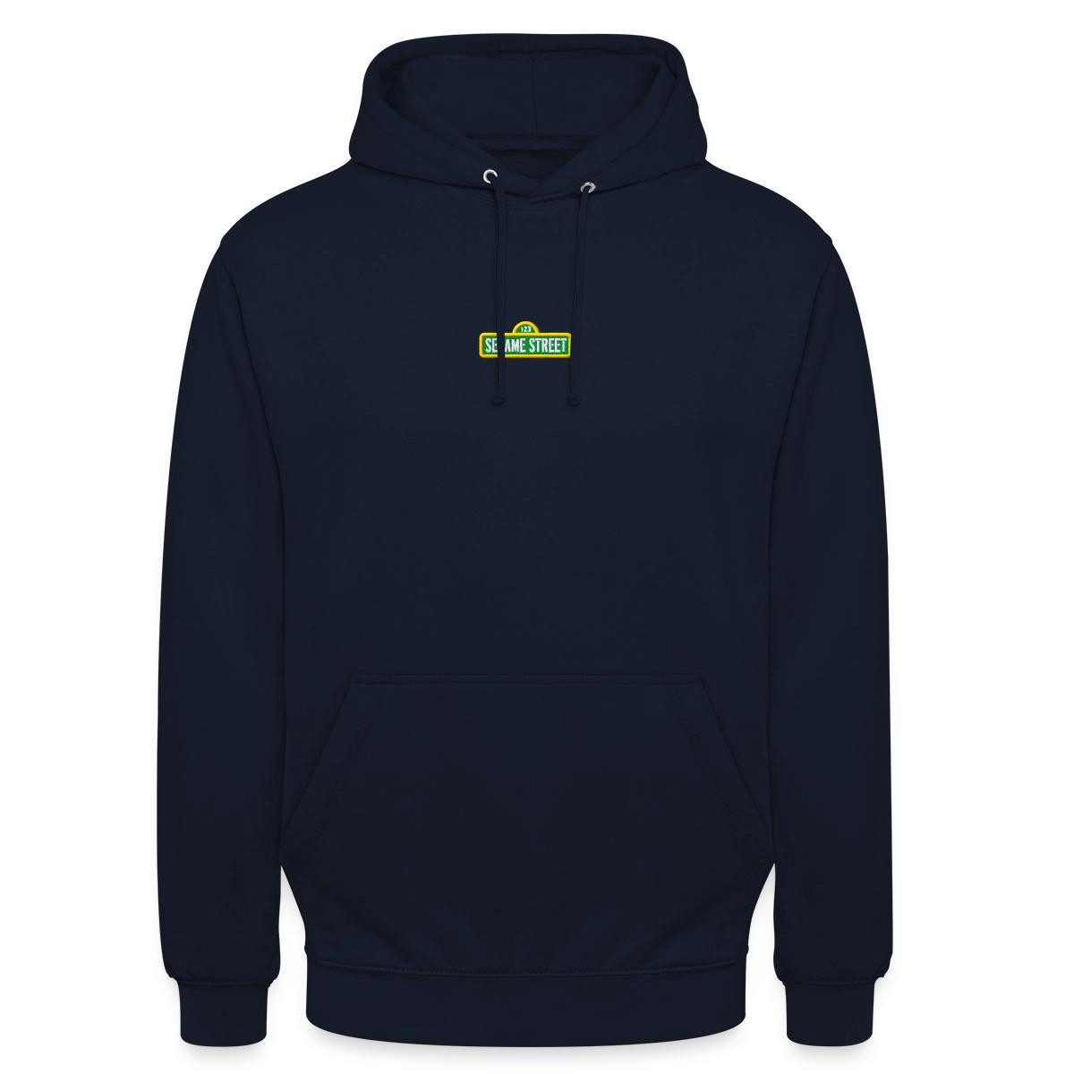 Hoodie Sesamstraße Logo Als Stick Unisex Hoodie