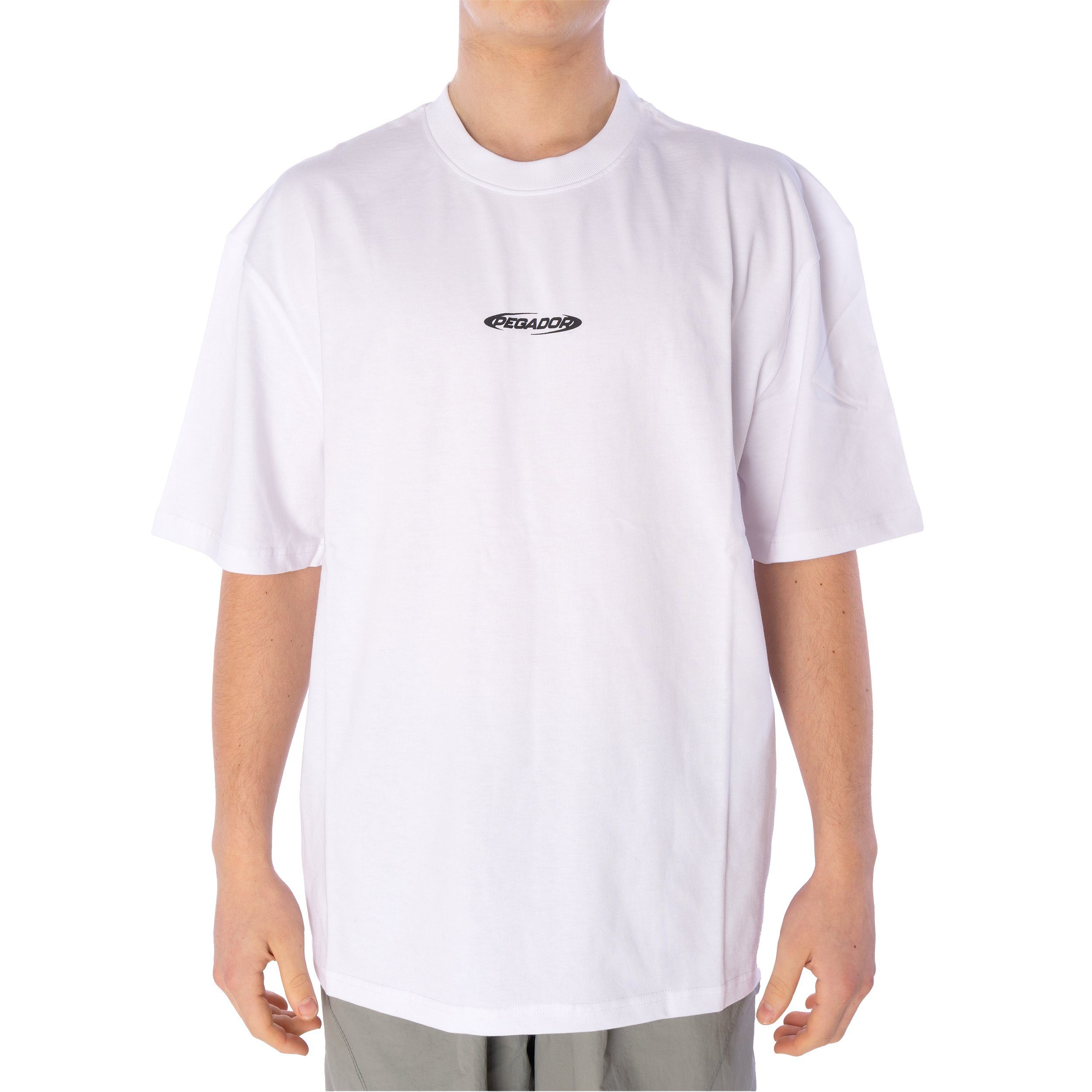 Pegador T-Shirt Pegador Furber Oversized T-Shirt Herren Shirt weiß (1-tlg)