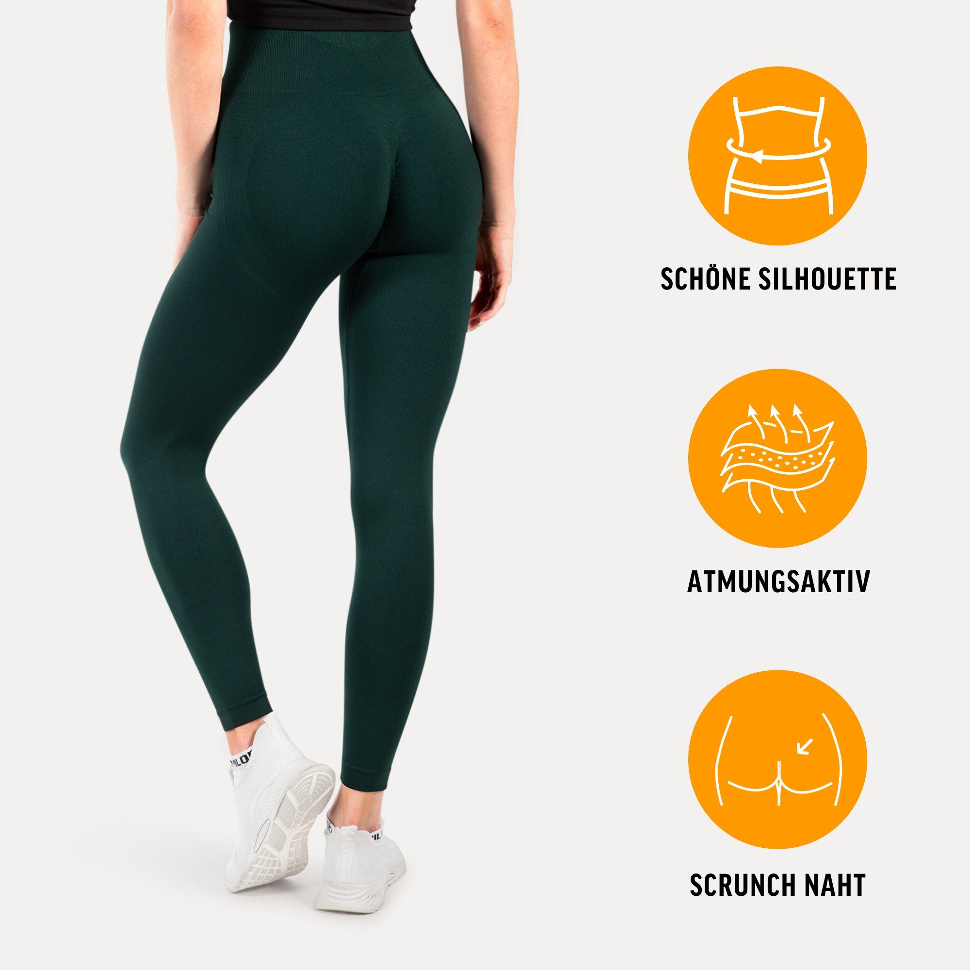 Smilodox Leggings Trixy, High Waist Yogahose mit Scrunch-Effekt, Stretch Sp günstig online kaufen