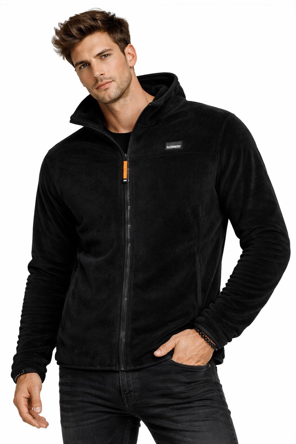 Geographical Norway Fleecejacke Herren Teddy Fleece Jacke Warm Herbst Frühl günstig online kaufen