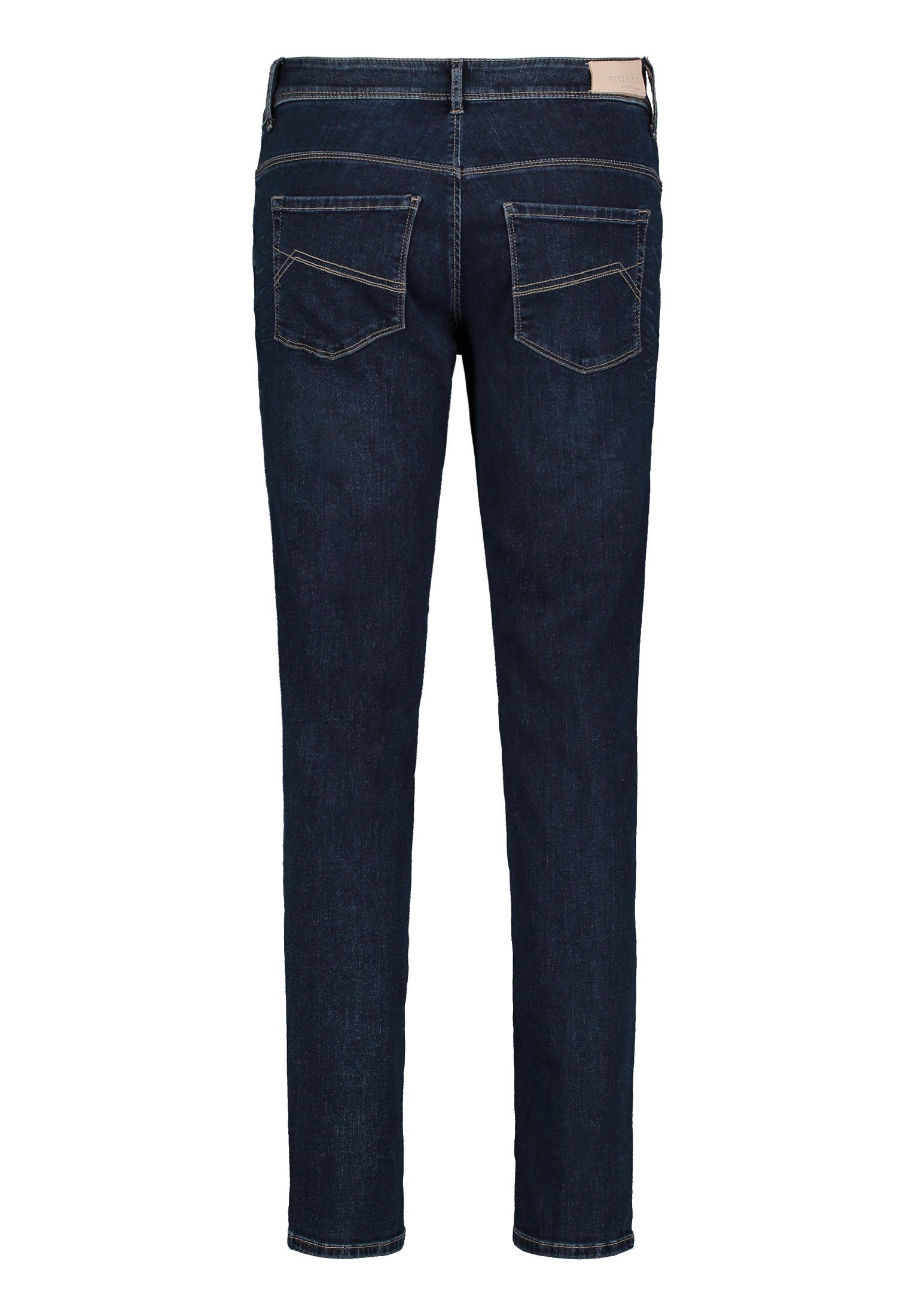 Betty&Co Regular-fit-Jeans mit Waschung Denim Dark Blue