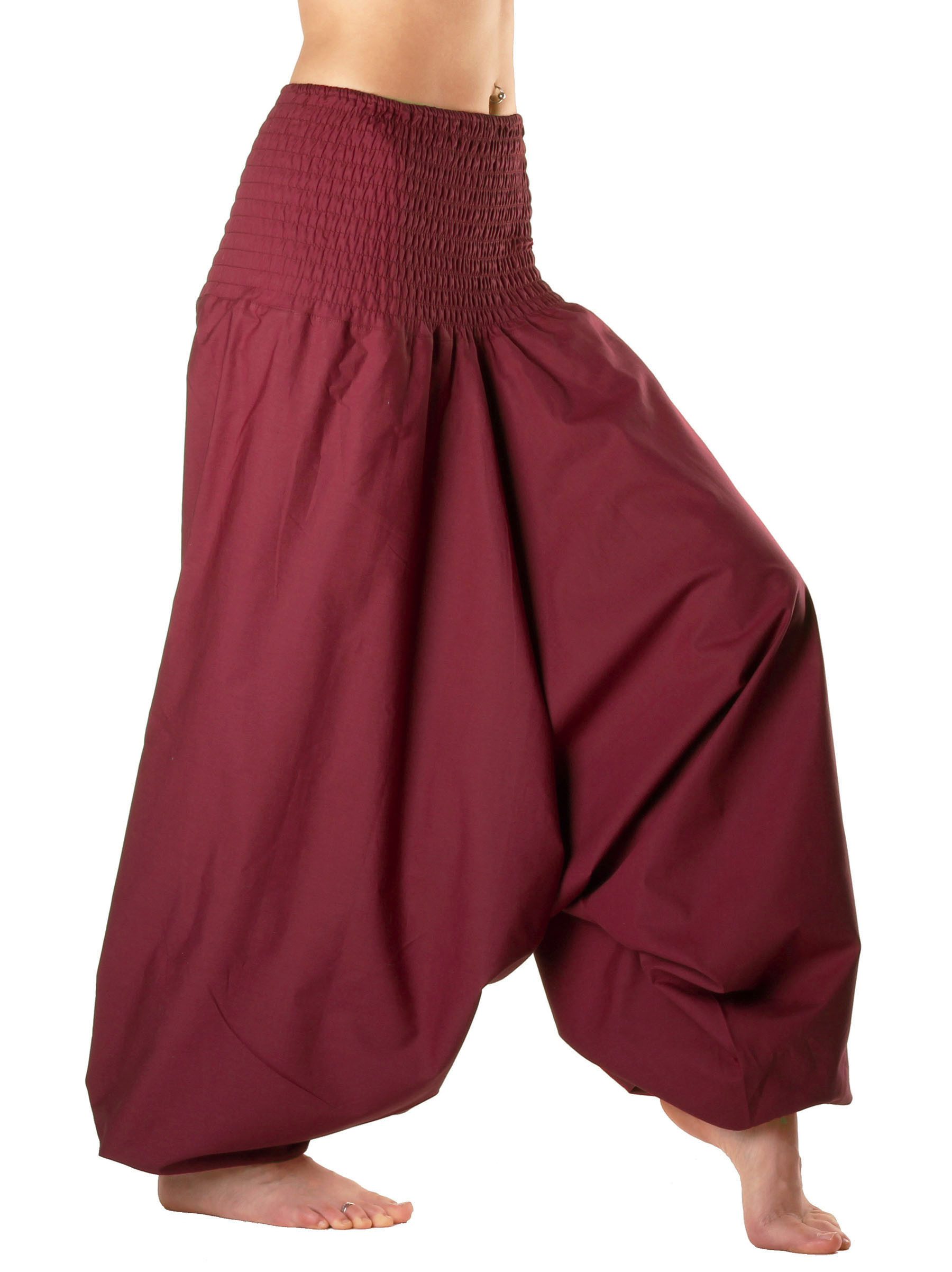 Leucht-Welten Haremshose Aladinhose, Haremshose mit tiefem Schritt, Muckhos günstig online kaufen