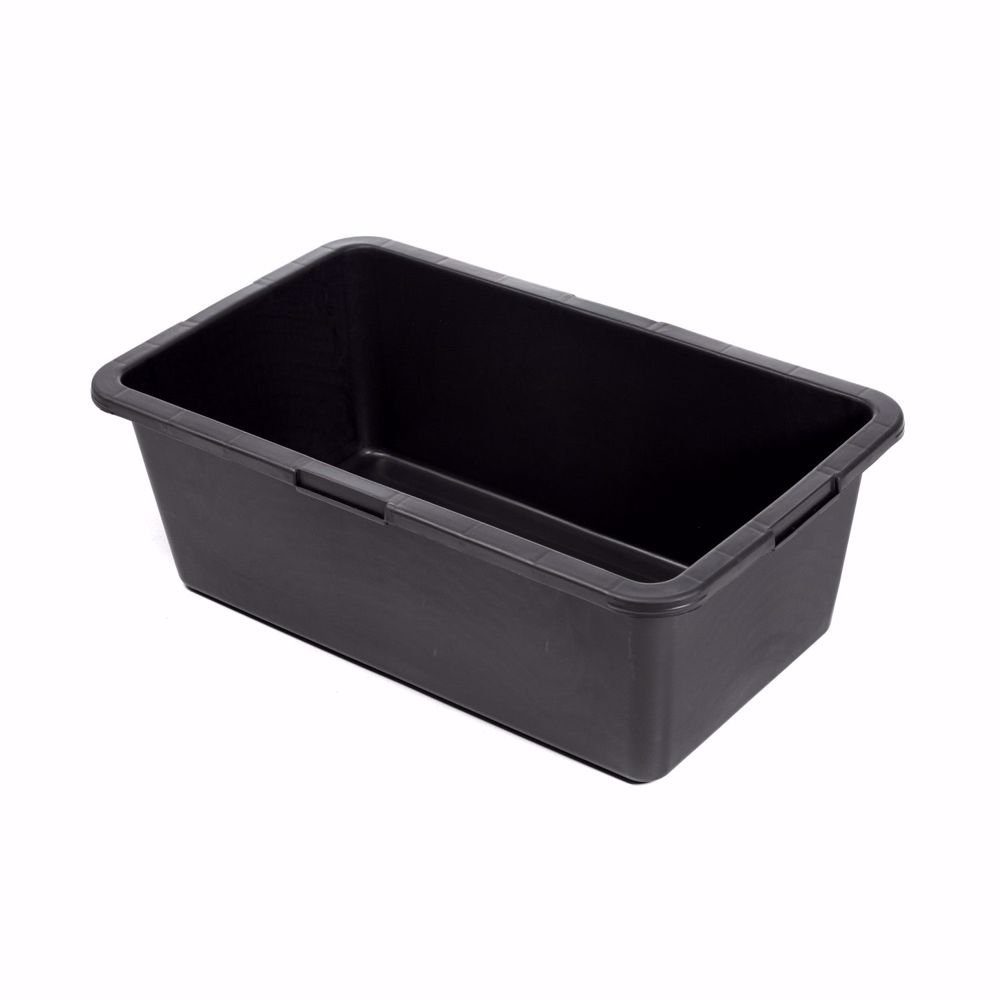 acerto® Mörtelkübel acerto® Mörtelkübel schwarz, 40l, eckig Zementkübel