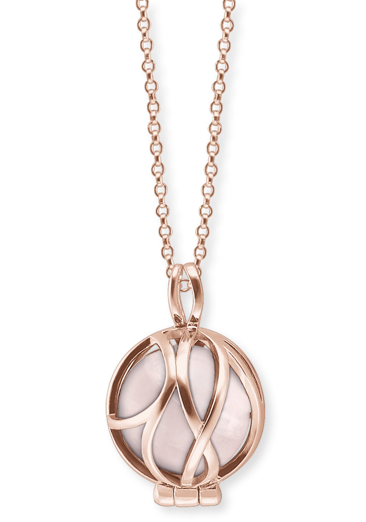 Engelsrufer Kette mit Anhänger Powerful Stone Paradise Rosenquarz (Set, ink günstig online kaufen