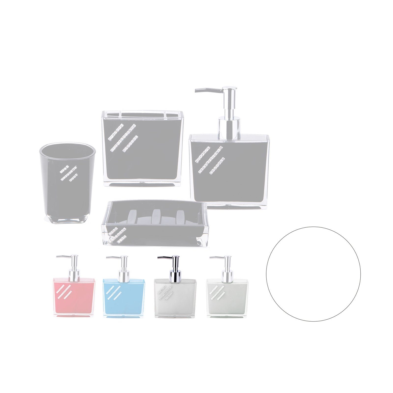 Schäfer Seifenspender Badezimmer-Set 4-tlg., (Set, 4-tlg) günstig online kaufen