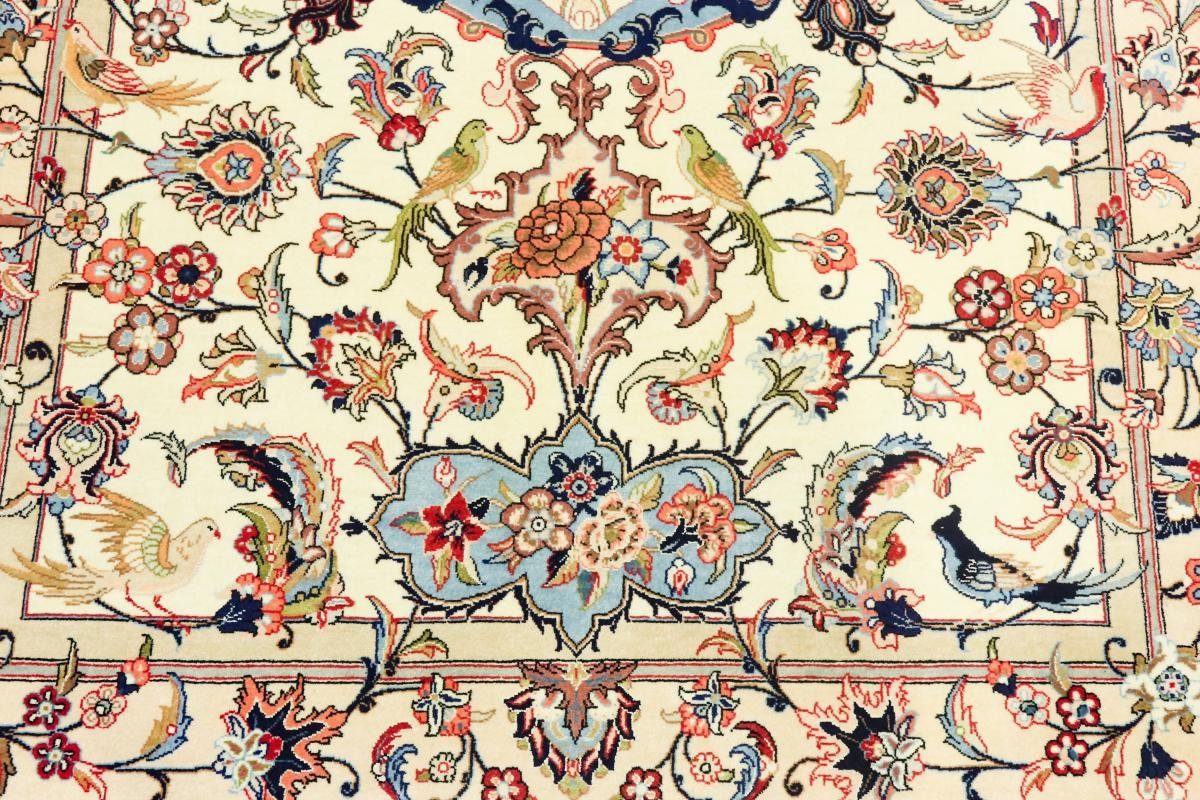 Orientteppich Isfahan Ilam Seidenkette 6 rechteckig, 99x155 Handgeknüpfter Orientteppich, Höhe: Nain mm Trading