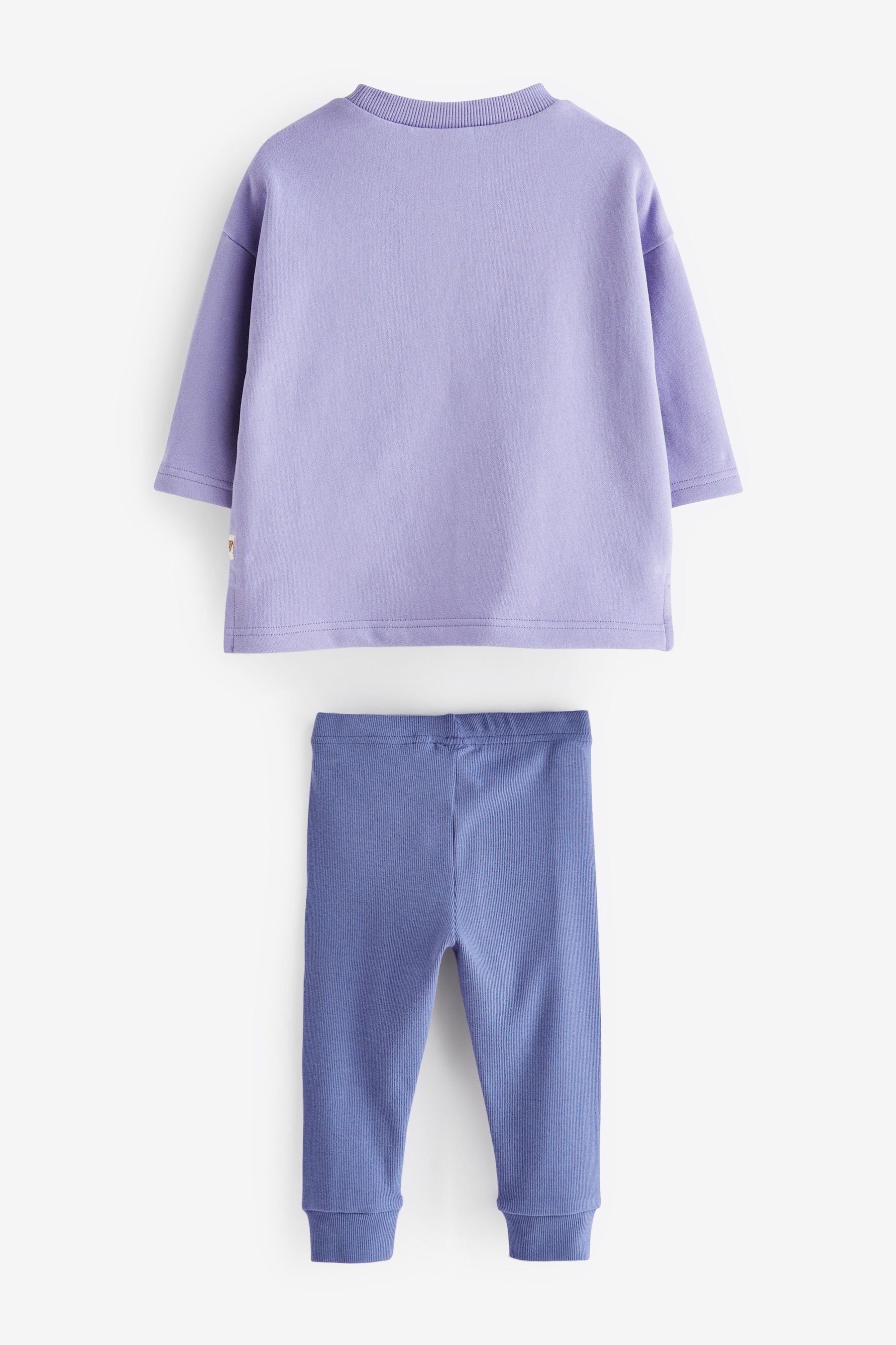 Shirt Lilac Sweatshirt und im Core Leggings Set & Next (2-tlg) Leggings