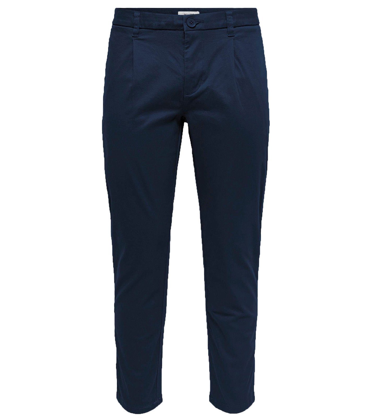 ONLY & SONS Stoffhose »ONLY & SONS Herren Stoff-Hose Chino-Hose Cam Chino  Business-Hose Dunkel-Blau« online kaufen | OTTO