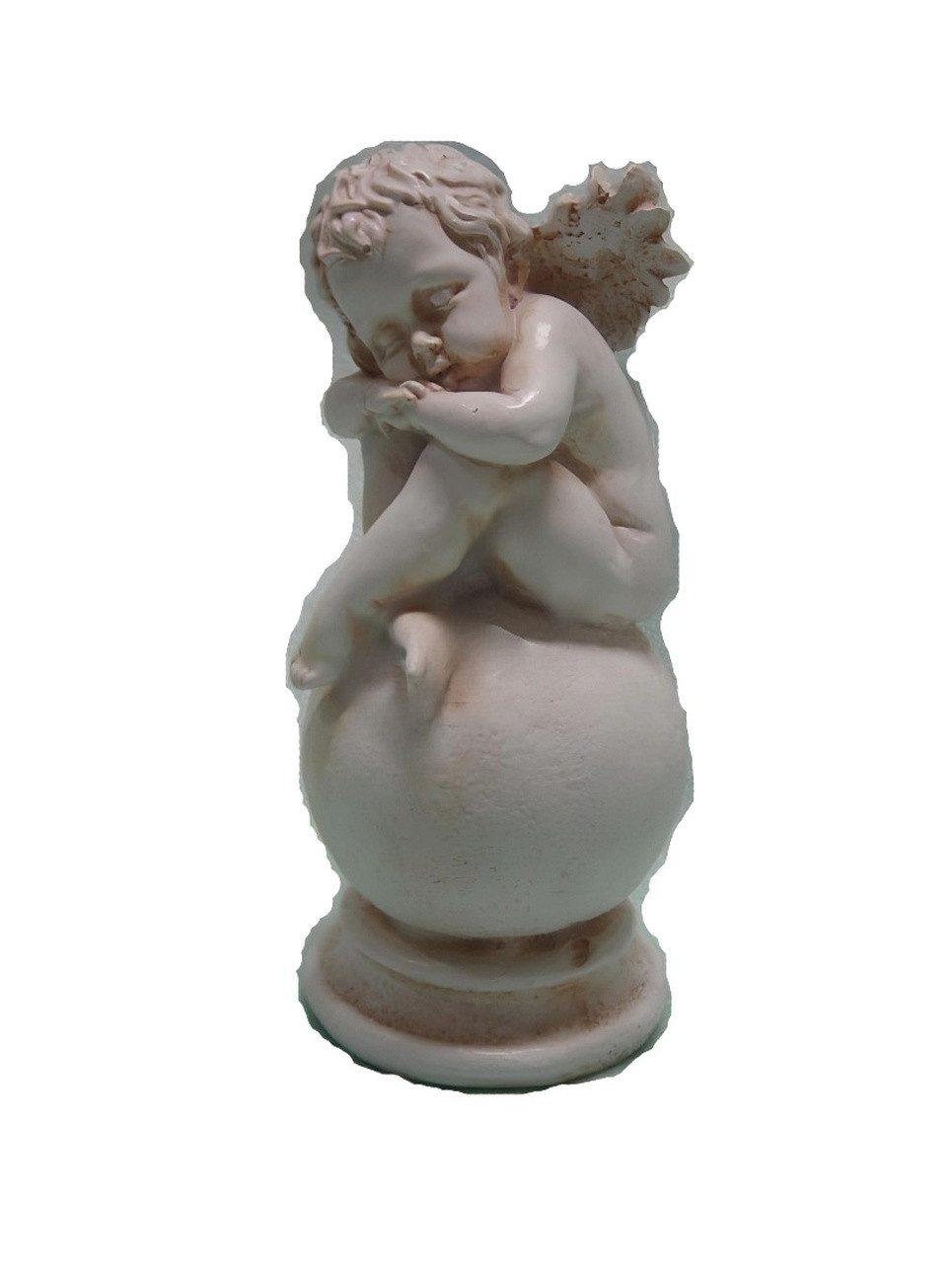 JVmoebel Skulptur Elegante Engel Figur aus hochwertigem Material für stilvolle Deko (1 St., Engel Material : Kunststoff 24 cm Höhe), Made in Europa