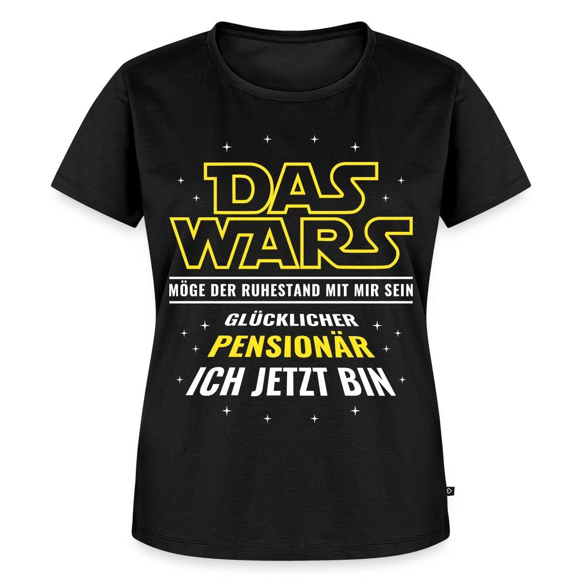T-Shirt Glücklicher Pensionär Lustiger Ruhestand Spruch Frauen Premium T-Shirt