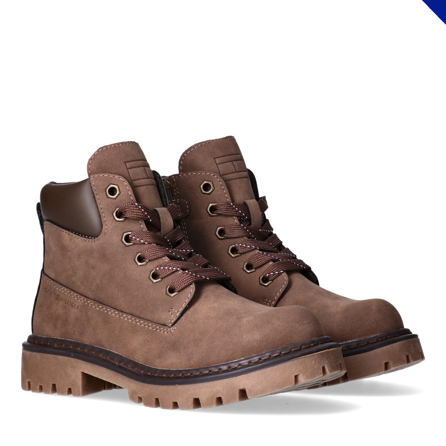 Tommy Hilfiger Schnürboots Chunky Черевики, Winterboots mit Blockabsatz