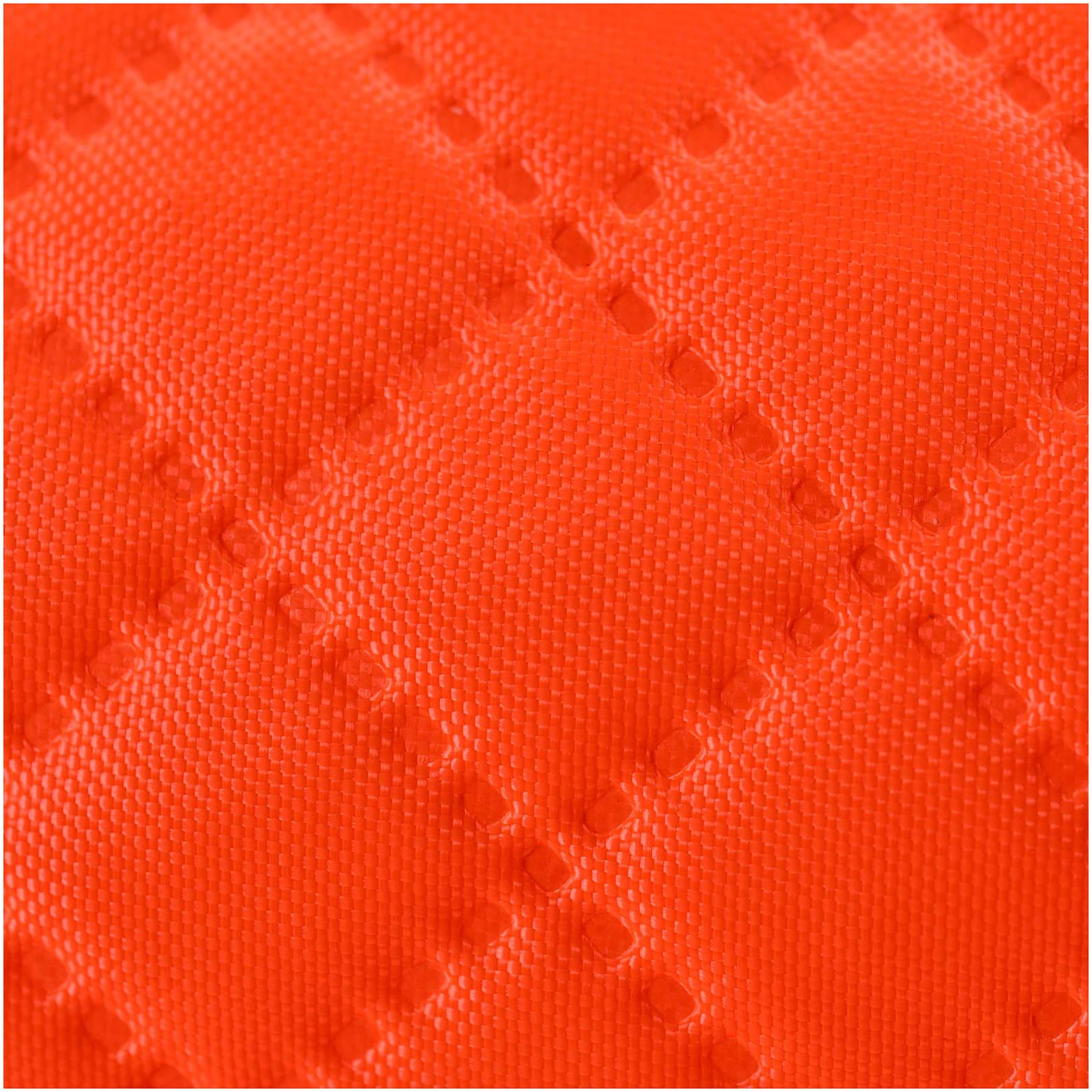 maDDma Stoff 1m neonfarbener Meterware Raute Steppstoff, neonorange