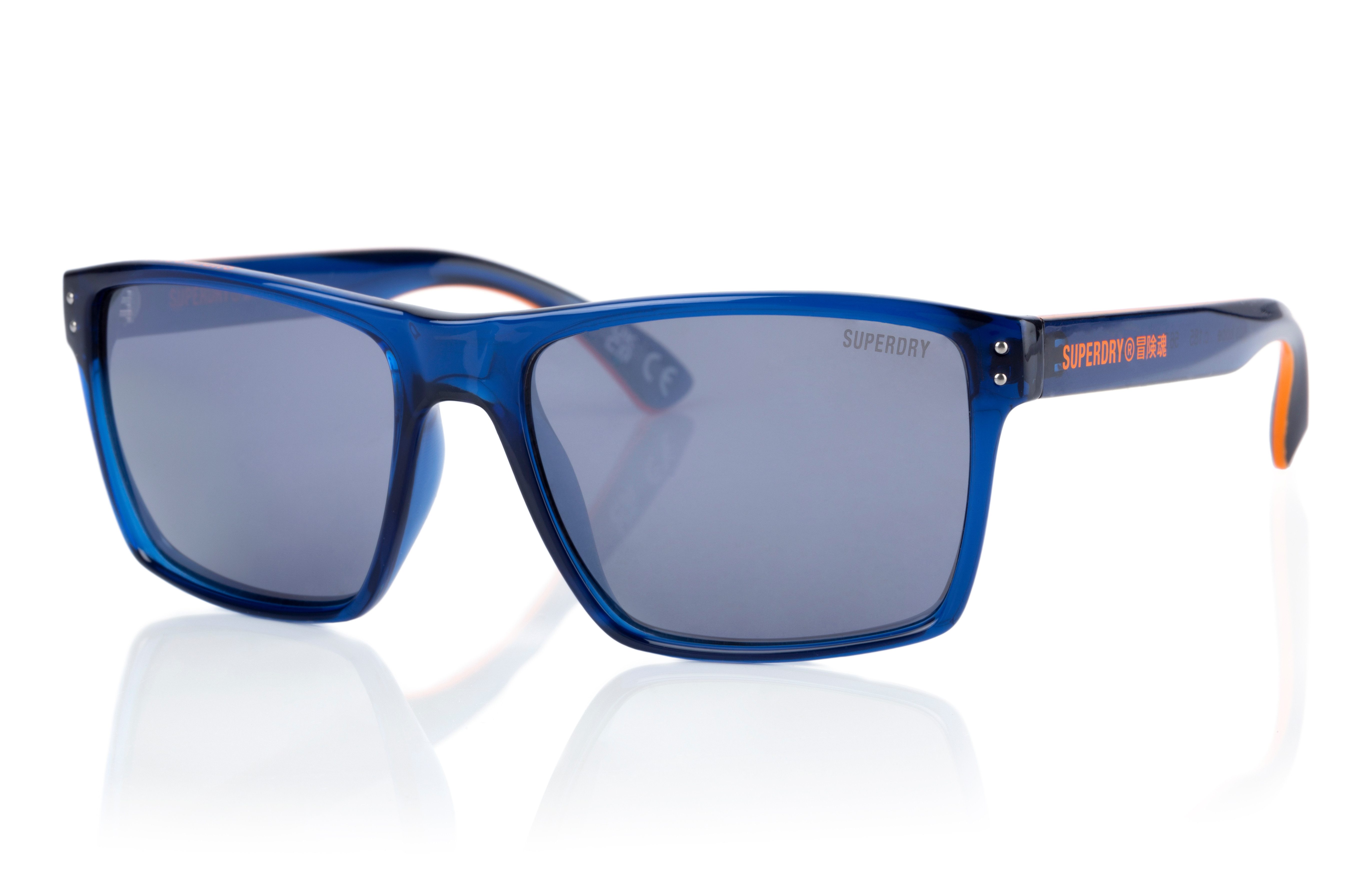 Superdry Sonnenbrille Modell 996054 Form Karree/Eckig, Logoschriftzug auf Bügel, Injectionfassung