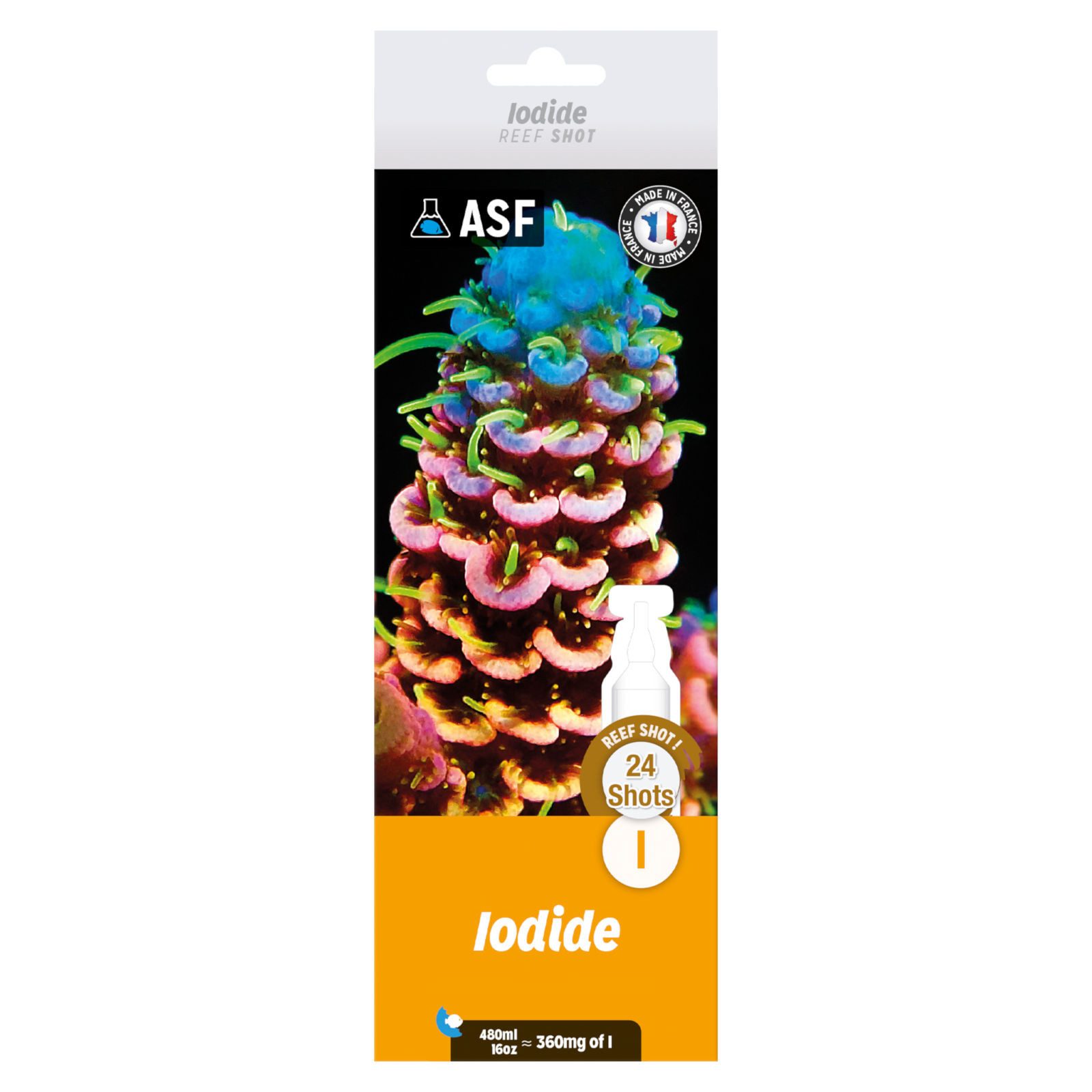 Aquarium Systems Aquariumpflege Iodine shots, 24x 20 ml