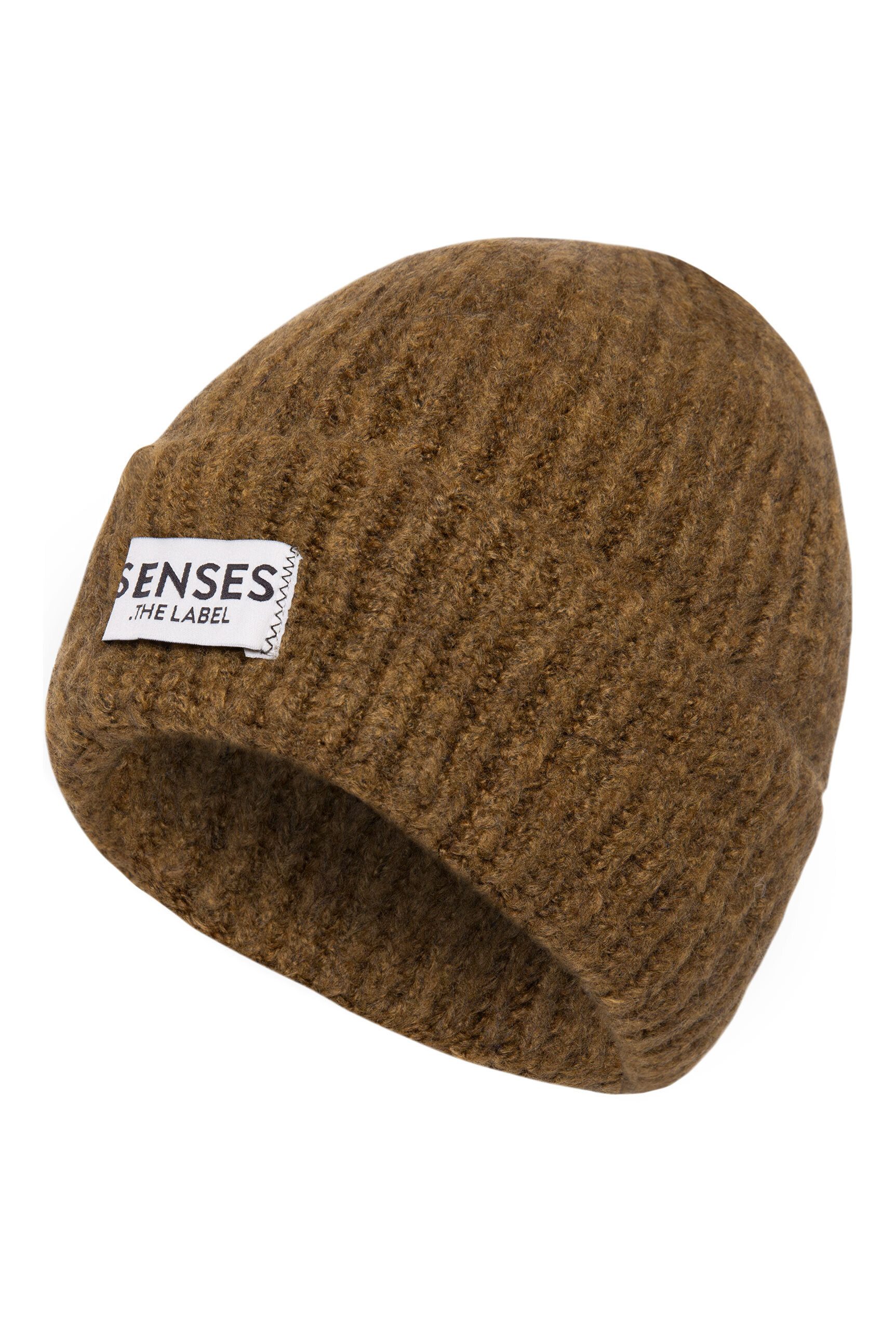 SENSES.THE LABEL Strickmütze mit breitem Umschlag günstig online kaufen