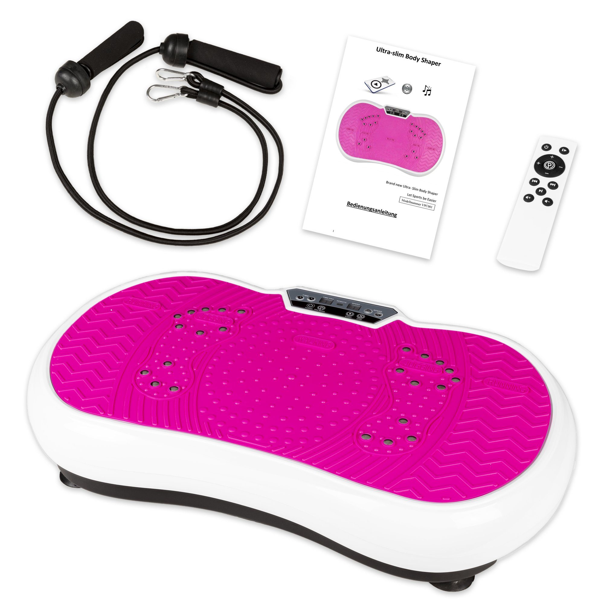 Vibrationsplatte Vibrationsboard Fitness zum Abnehmen Rüttelplatte Vibrationsgerät