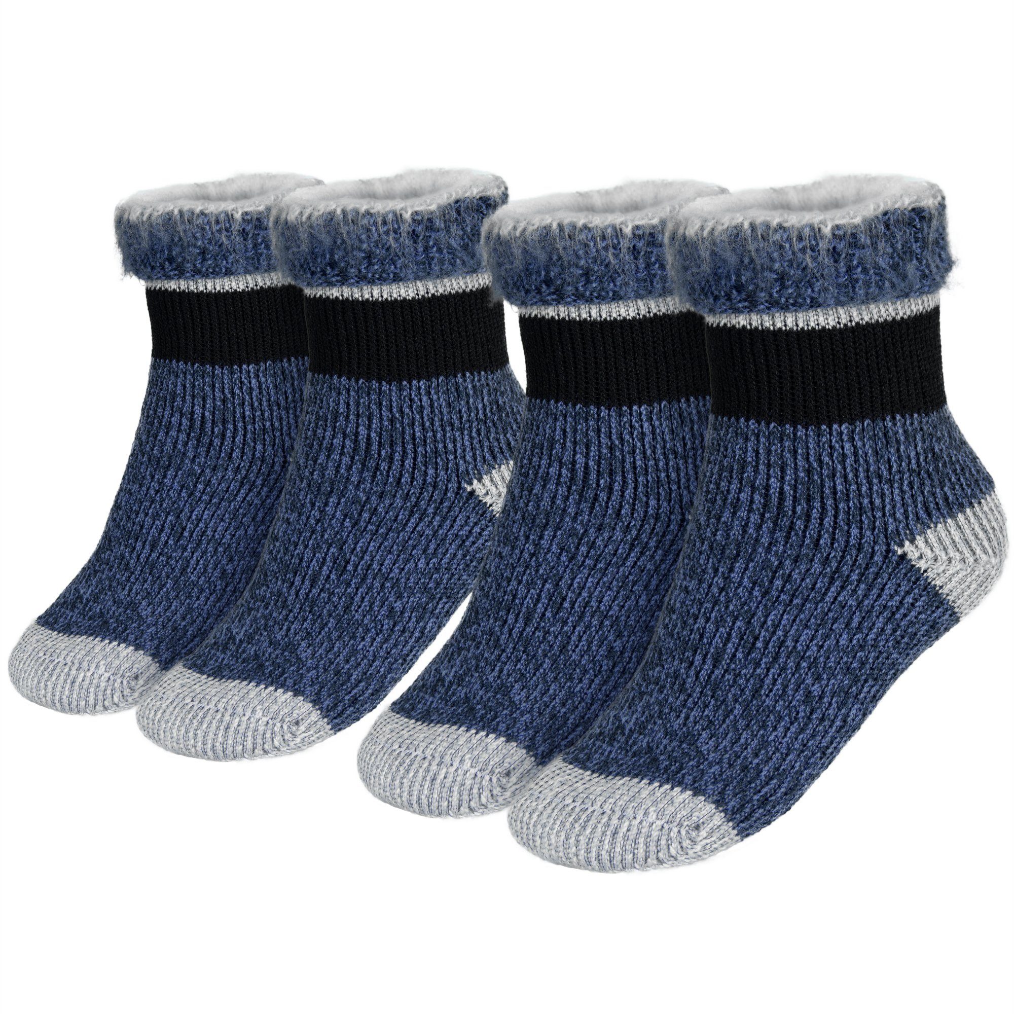 Thermosocken Flauschige Kinder Kuschelsocken mit TOG-Wert 2.3