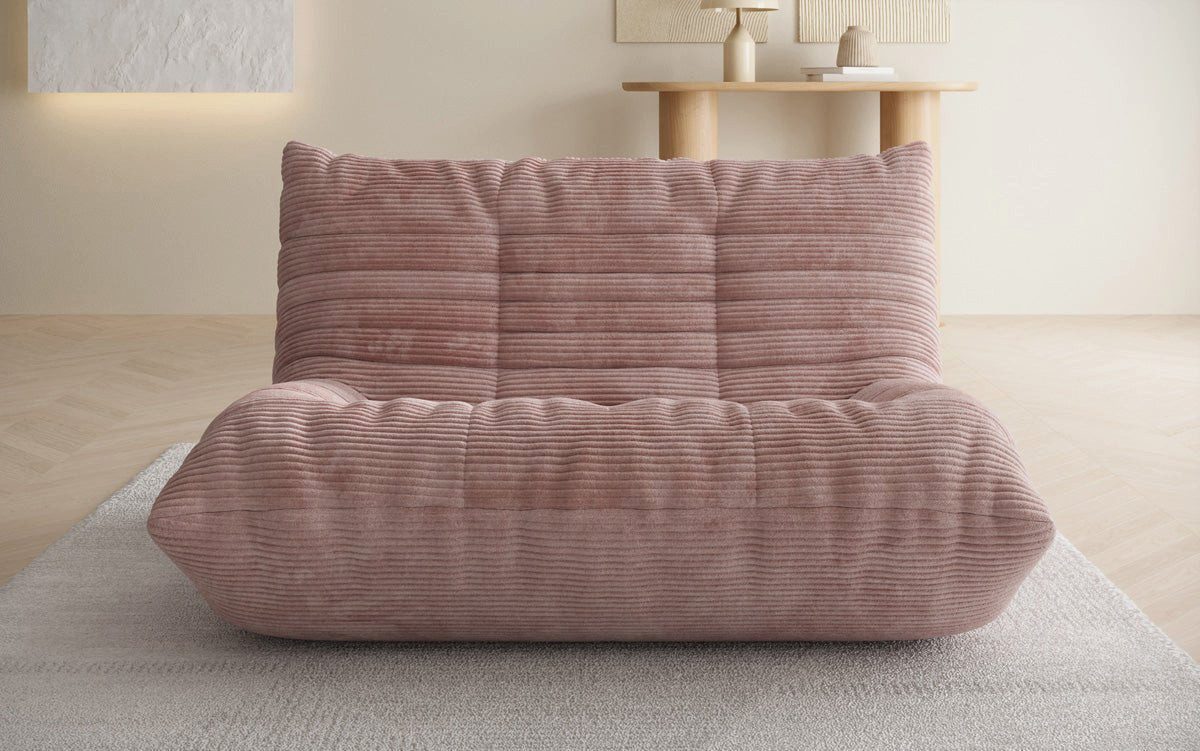 Luxusbetten24 Sofa Designer 2 Sitzer Sofa Calmo, in weichem Cord – Bild 3 von 3