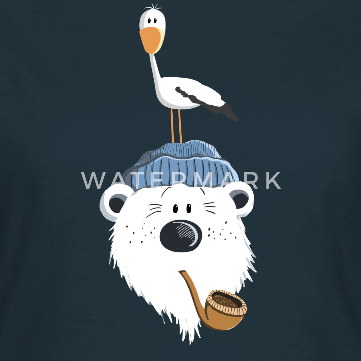Spreadshirt T-Shirt Bär Mit Möwe Nordsee Frauen T-Shirt (1-tlg) günstig online kaufen
