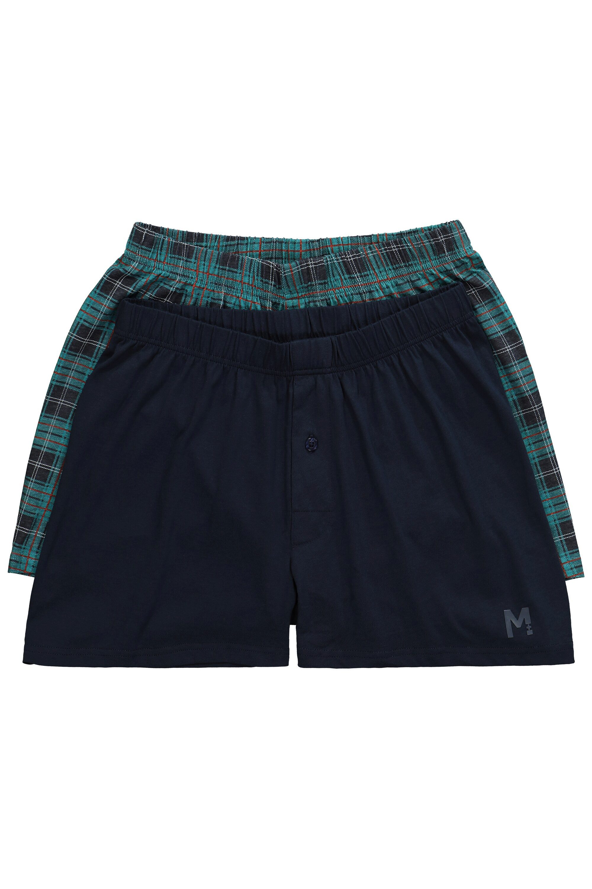 Boxershorts Men+ Boxershorts 2er-Pack Bauchfit weite Form