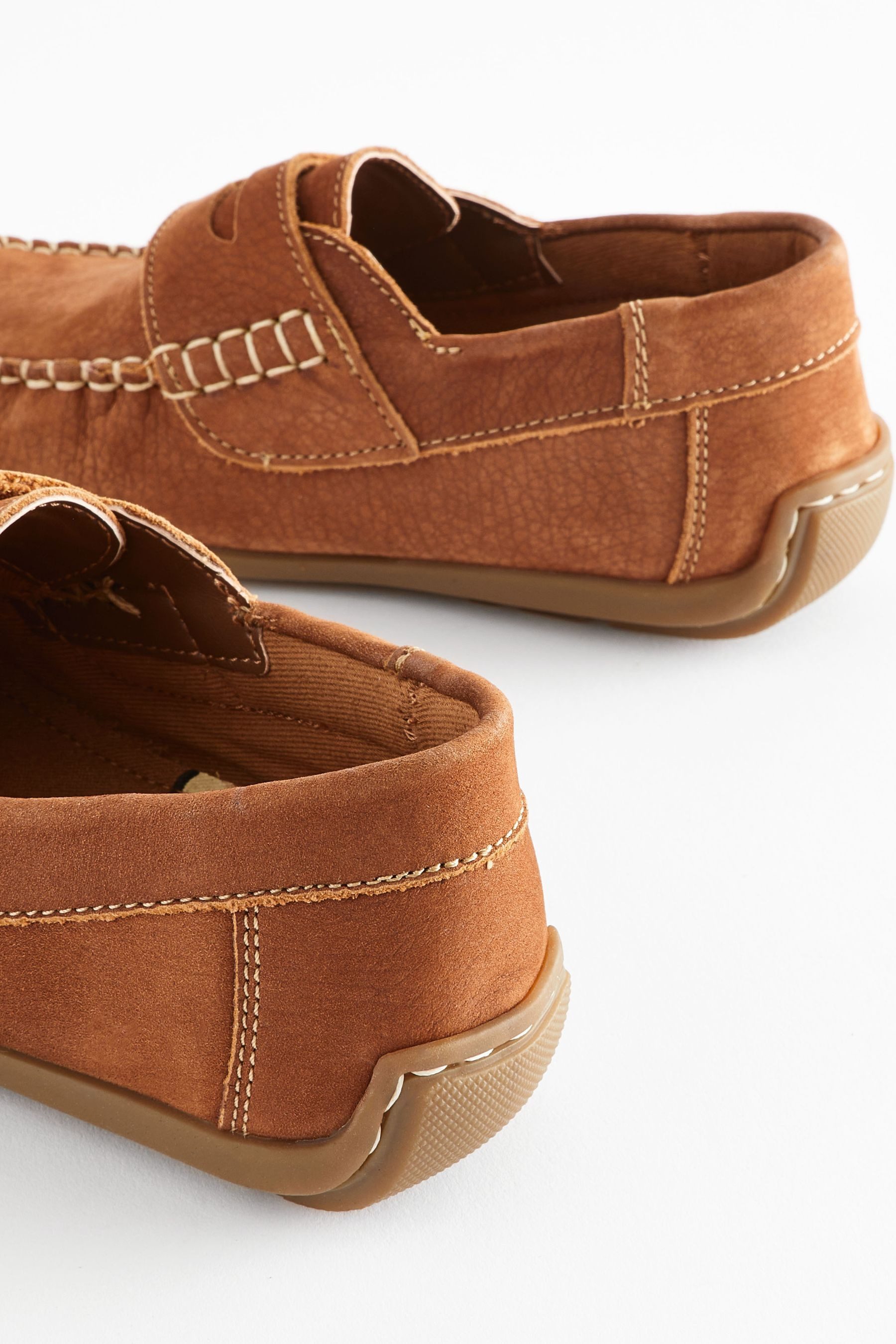 Next Leder Penny Loafer, weite Passform (G) Loafer (1-tlg)