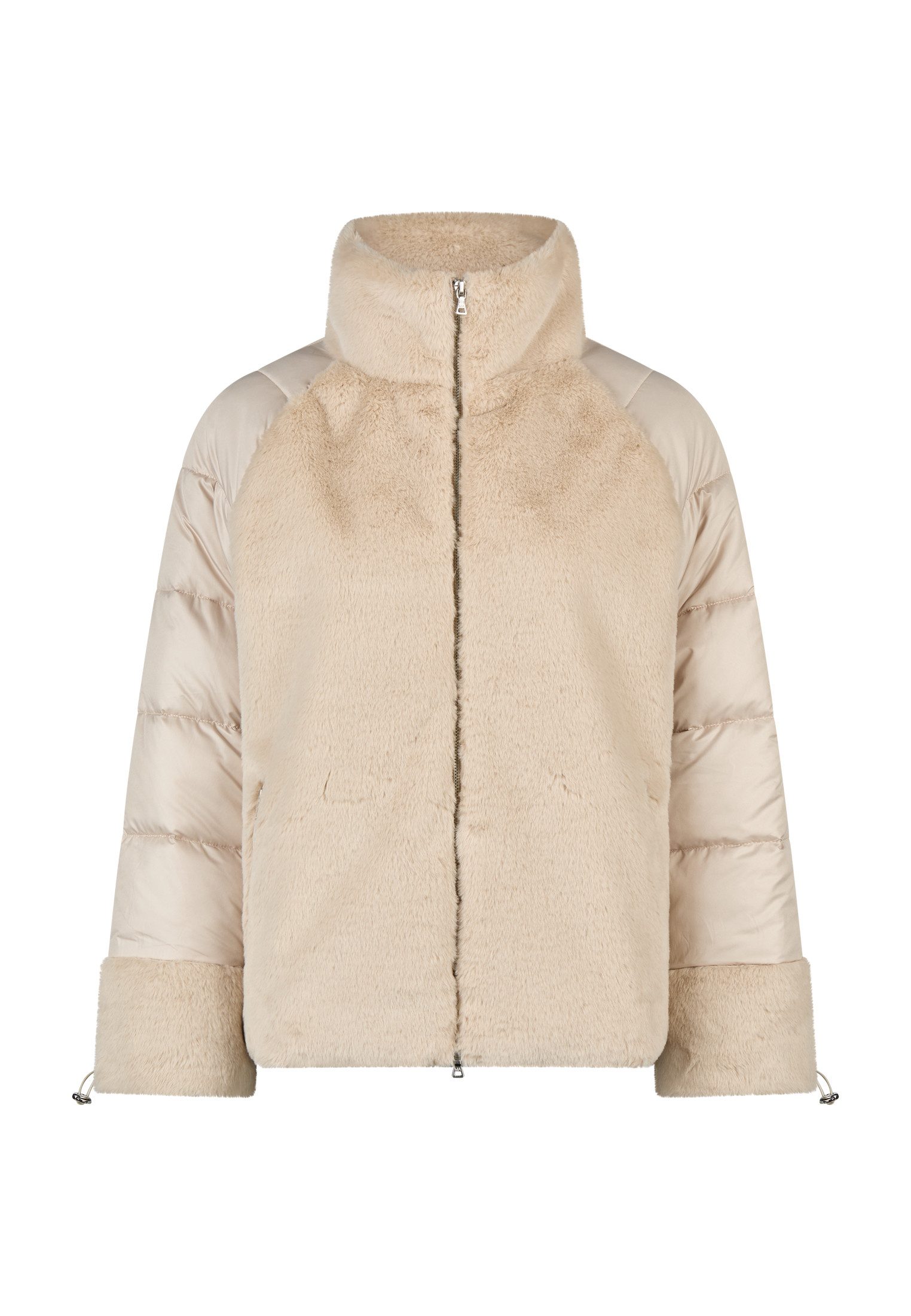 MARC AUREL Kurzjacke Feminine Jacke im Materialmix