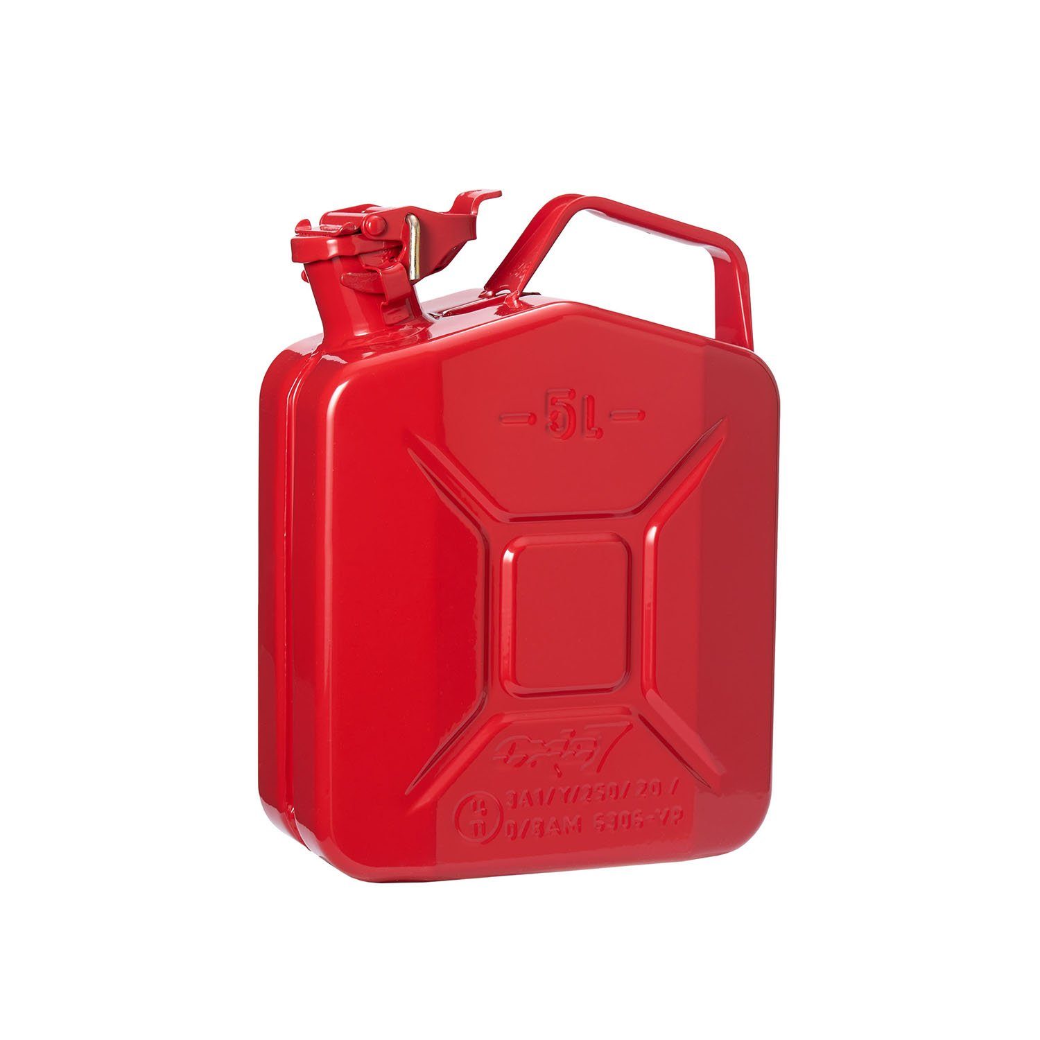 Lumaland Benzinkanister Oxid7 Metall 5l rot, Kanister Reservekanister  Dieselkanister Ölkanister Heizöl Wasser Kraftstoff