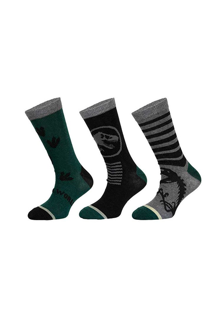Jurassic World Socken Jungen Socken 6er Pack mit Dinosaurier-Motiv (6-Paar)