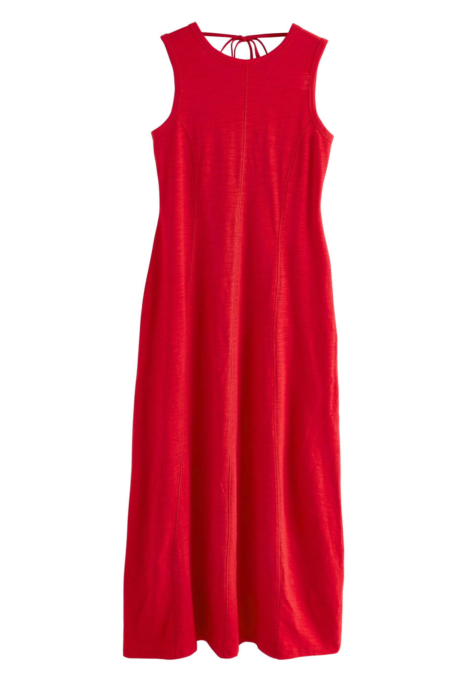 Jerseykleid Jersey-Maxikleid aus 100 % Baumwolle