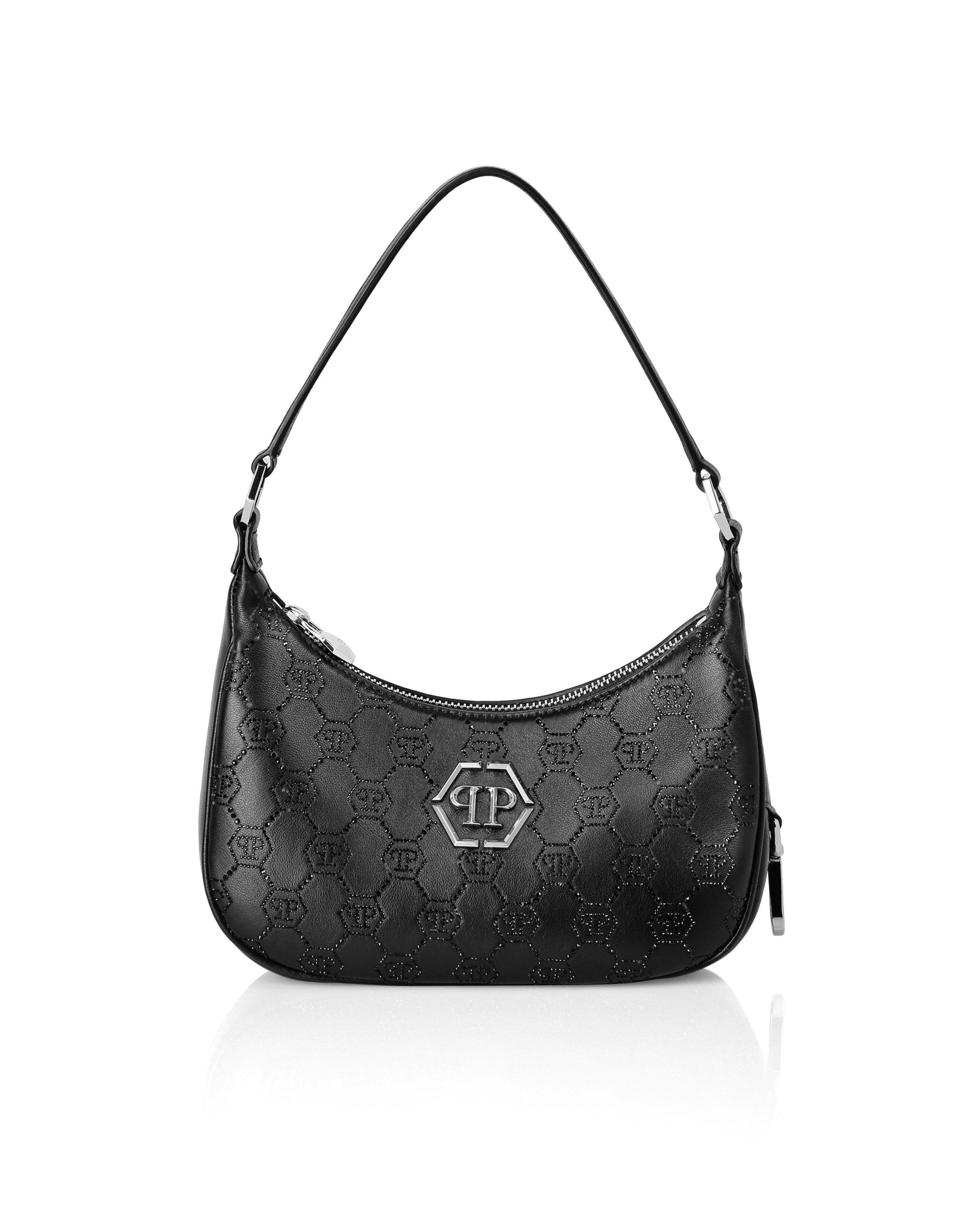 PHILIPP PLEIN Schultertasche Monogram Verziert