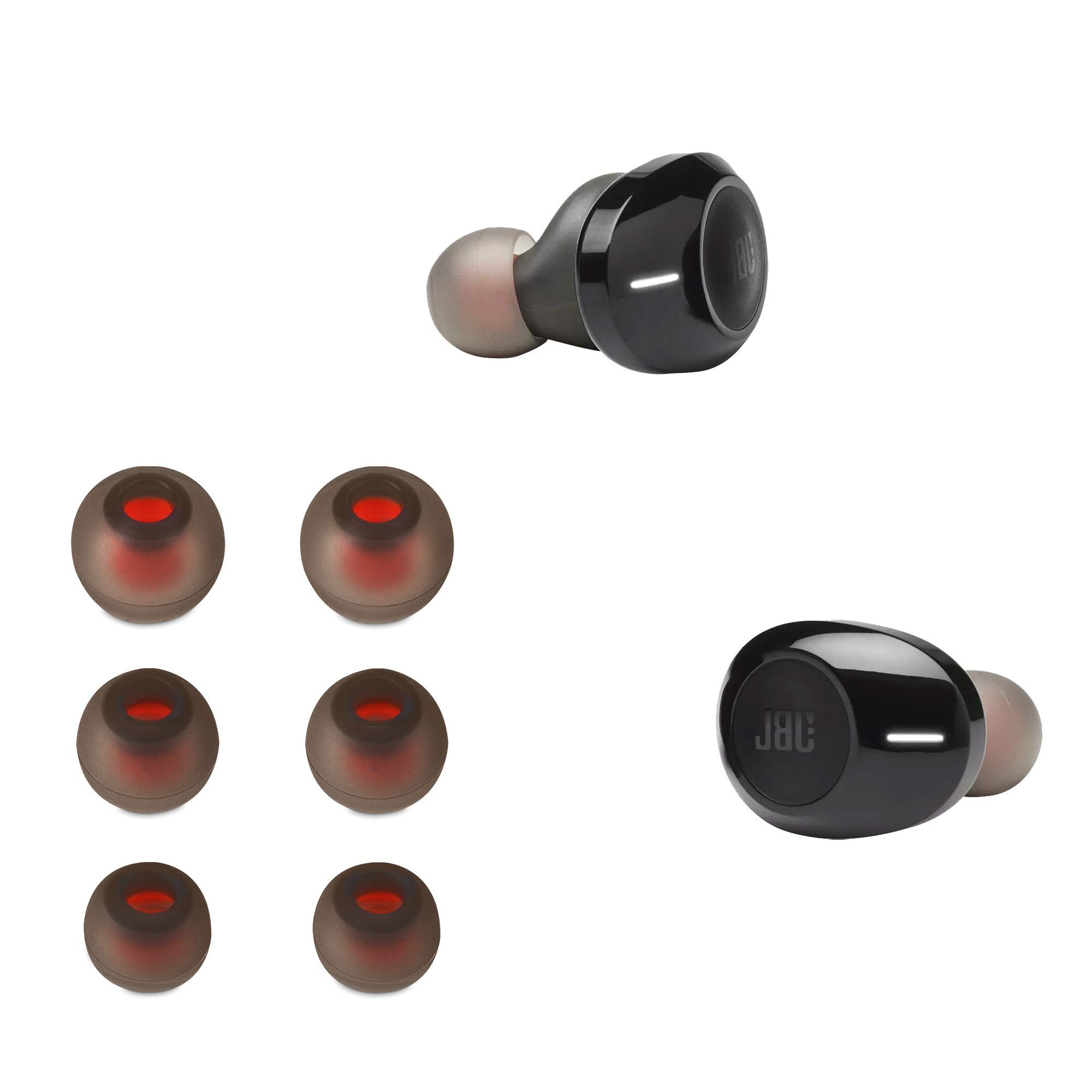 kwmobile 6x Polster für JBL 120TWS In-Ear Tune (3 T125TWS / - Silikon Kopfhörer) Größen Ohrpolster Ohrstöpsel