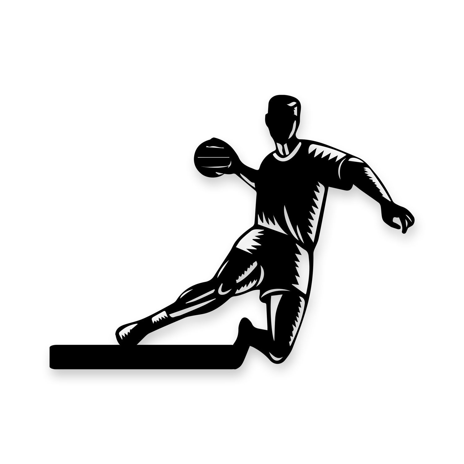 Namofactur LED Dekolicht Handball Deko Geschenke - LED Handballer Wanddeko günstig online kaufen