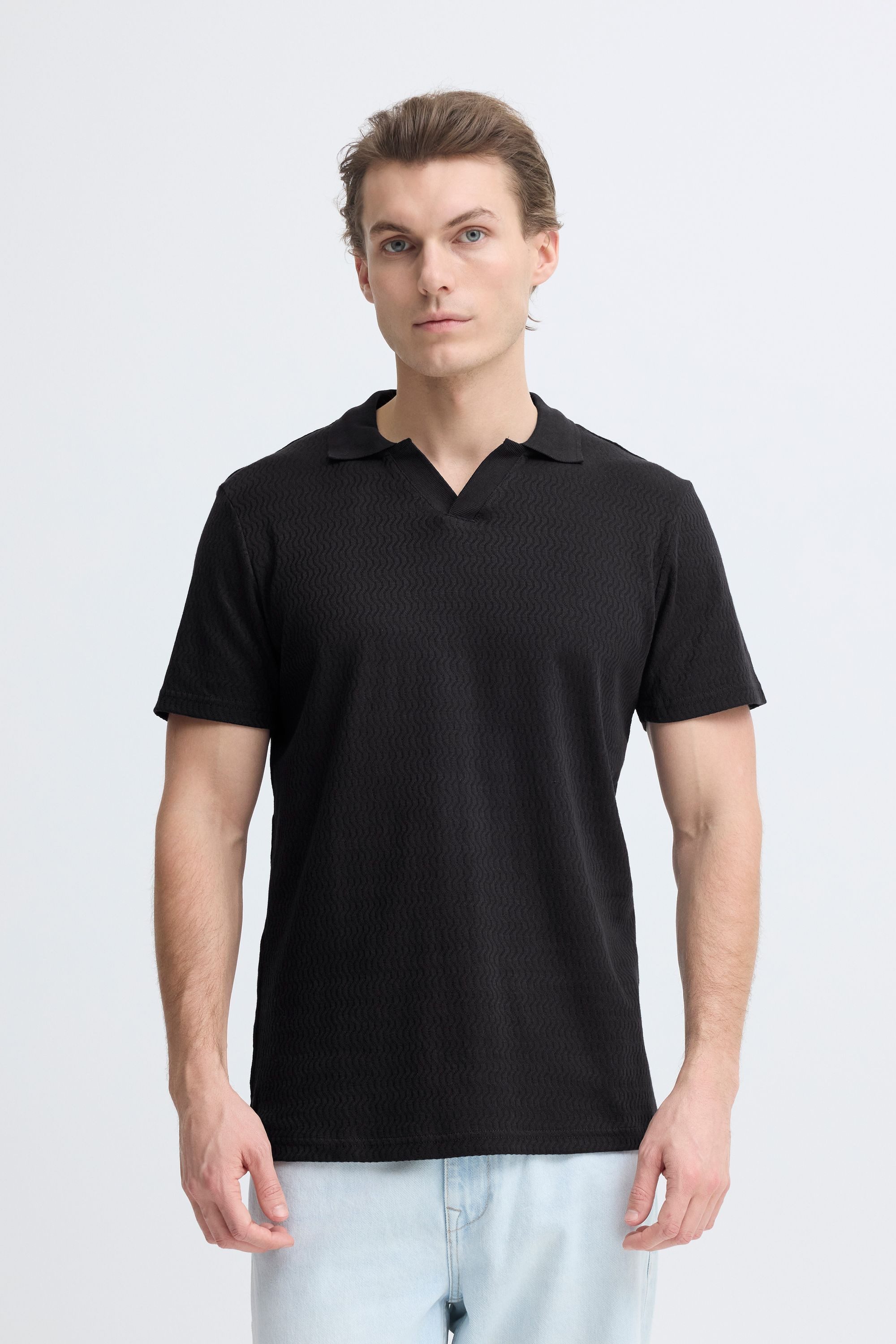 Blend Poloshirt BHEskild Strukturiertes Polo-Hemd