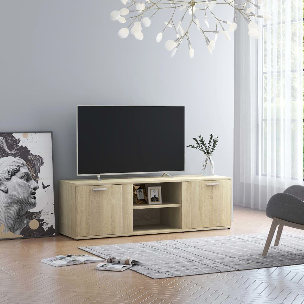 furnicato TV-Schrank Sonoma-Eiche 120x34x37 cm Holzwerkstoff