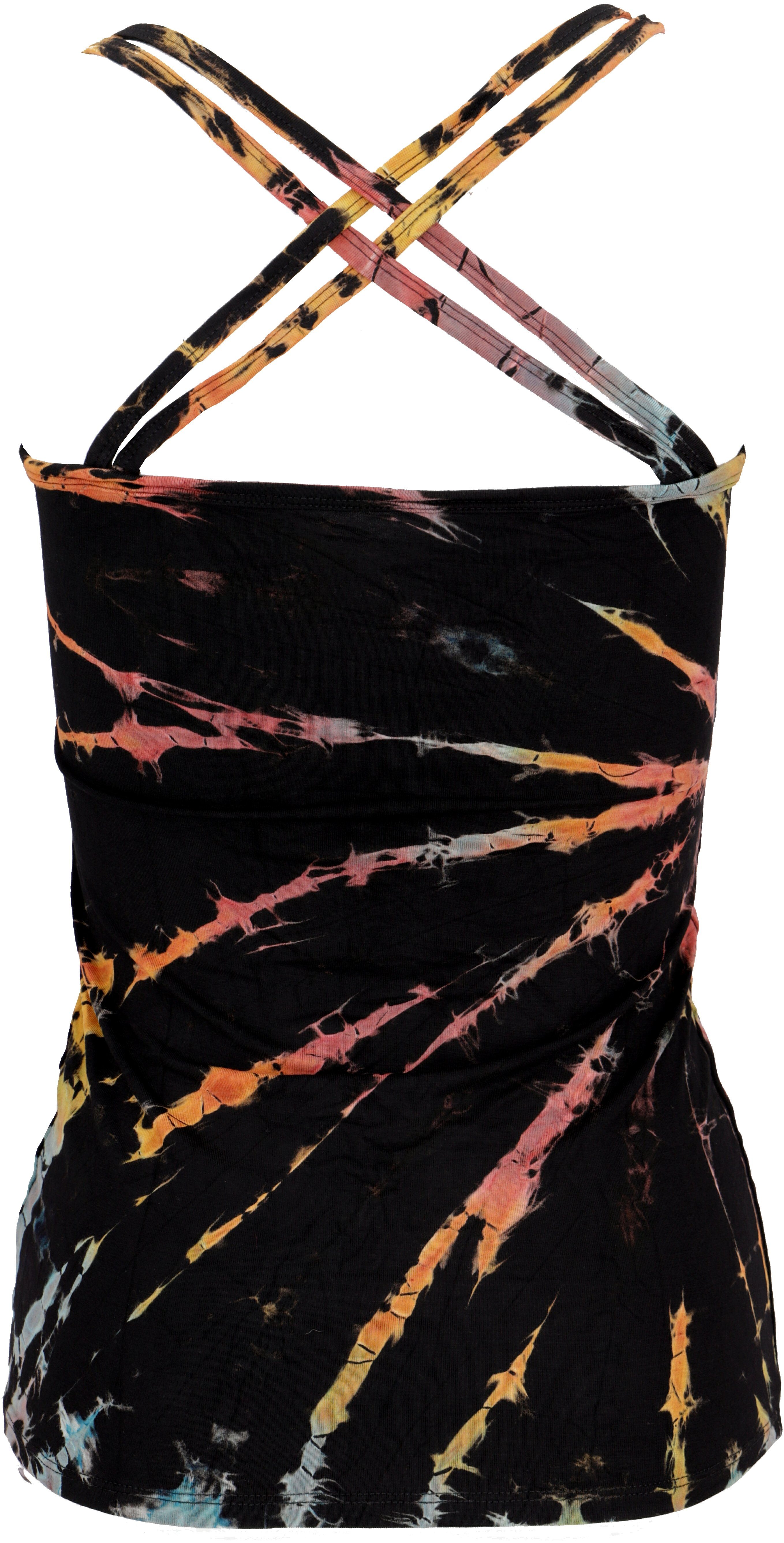 Guru-Shop T-Shirt Sommerliches Batik Yoga Top, günstig online kaufen