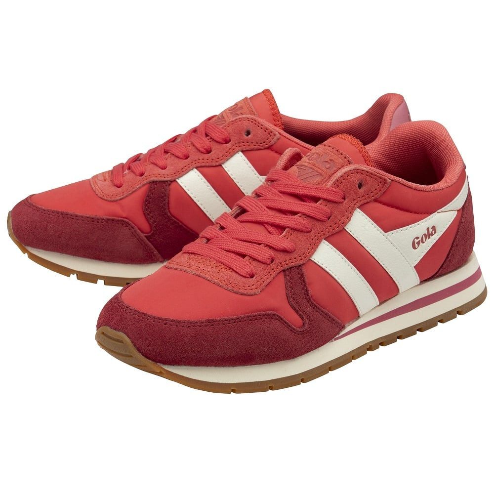 Gola Daytona Chute 2025 korallenrot/dunkelrot/offweiss Damen Sneaker günstig online kaufen