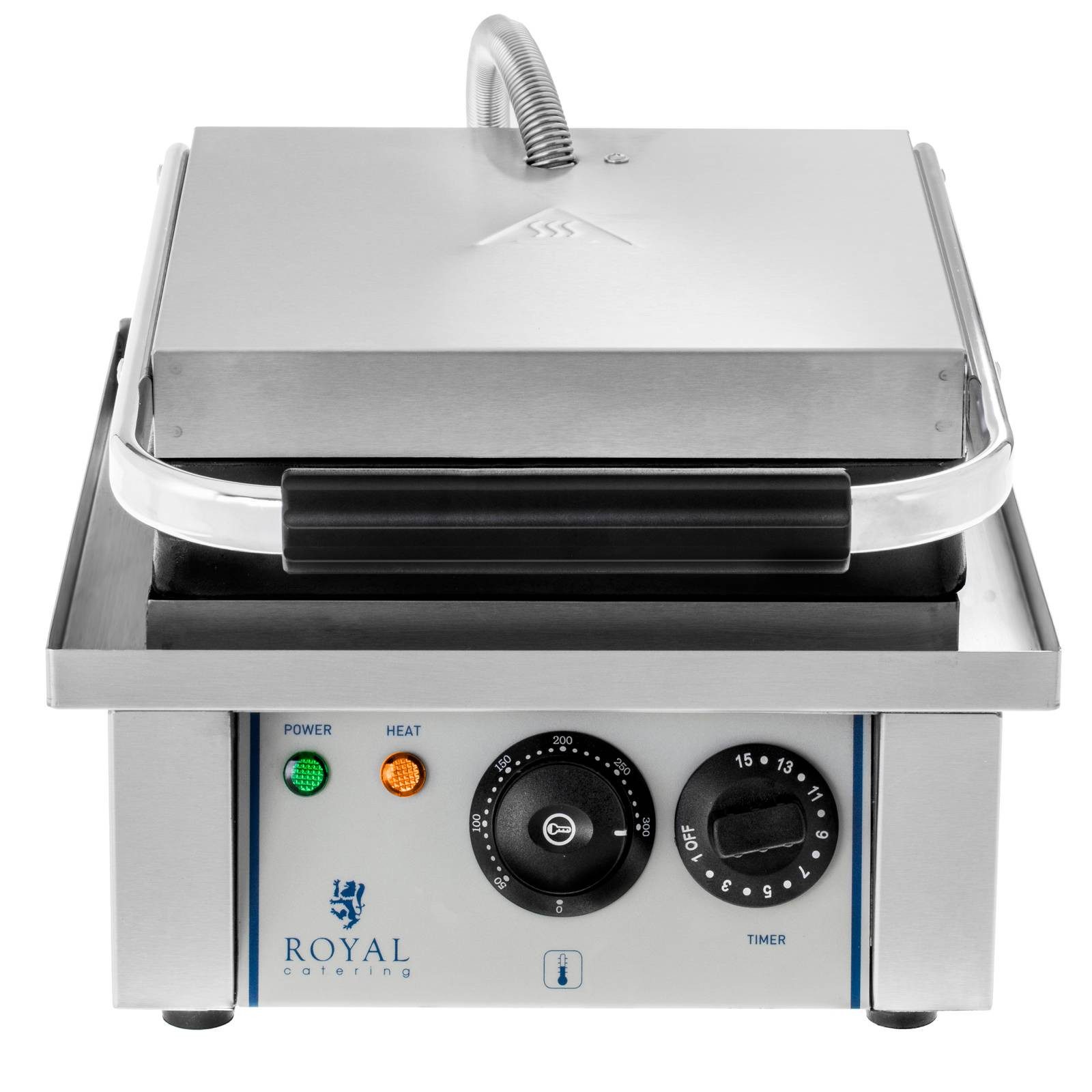 Royal Catering Waffeleisen Waffelautomat Waffelgerät belgische Waffeln 2000W Edelstahl Gastro, 2000 W