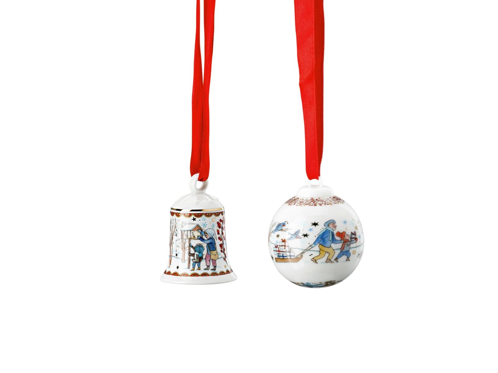 Hutschenreuther Weihnachtsfigur Sammelserie 21 Miniglocke/kugel Set günstig online kaufen