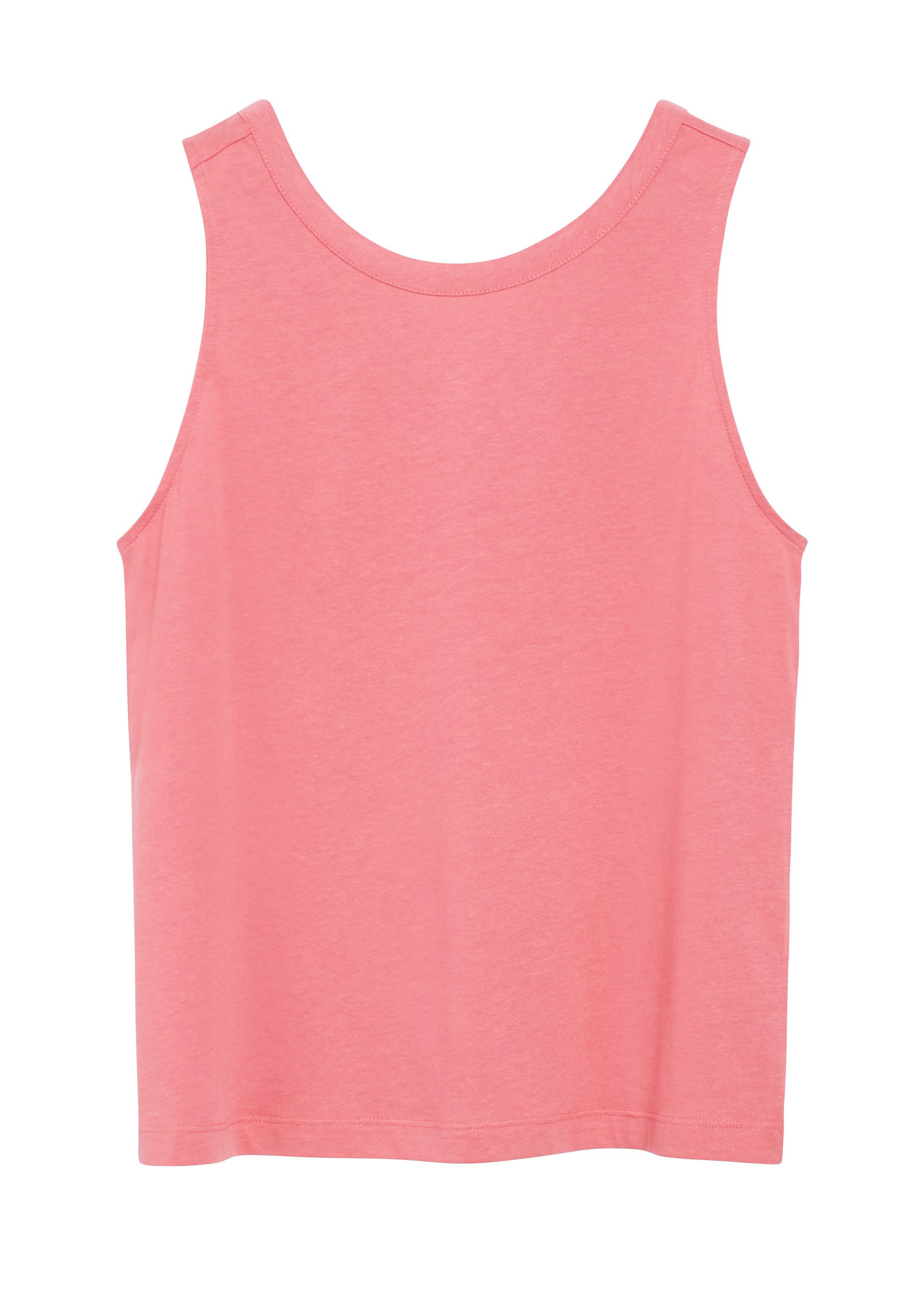 s.Oliver Muscleshirt T-Shirt Jersey-Top mit Rundhalsausschnitt und Rückendetail