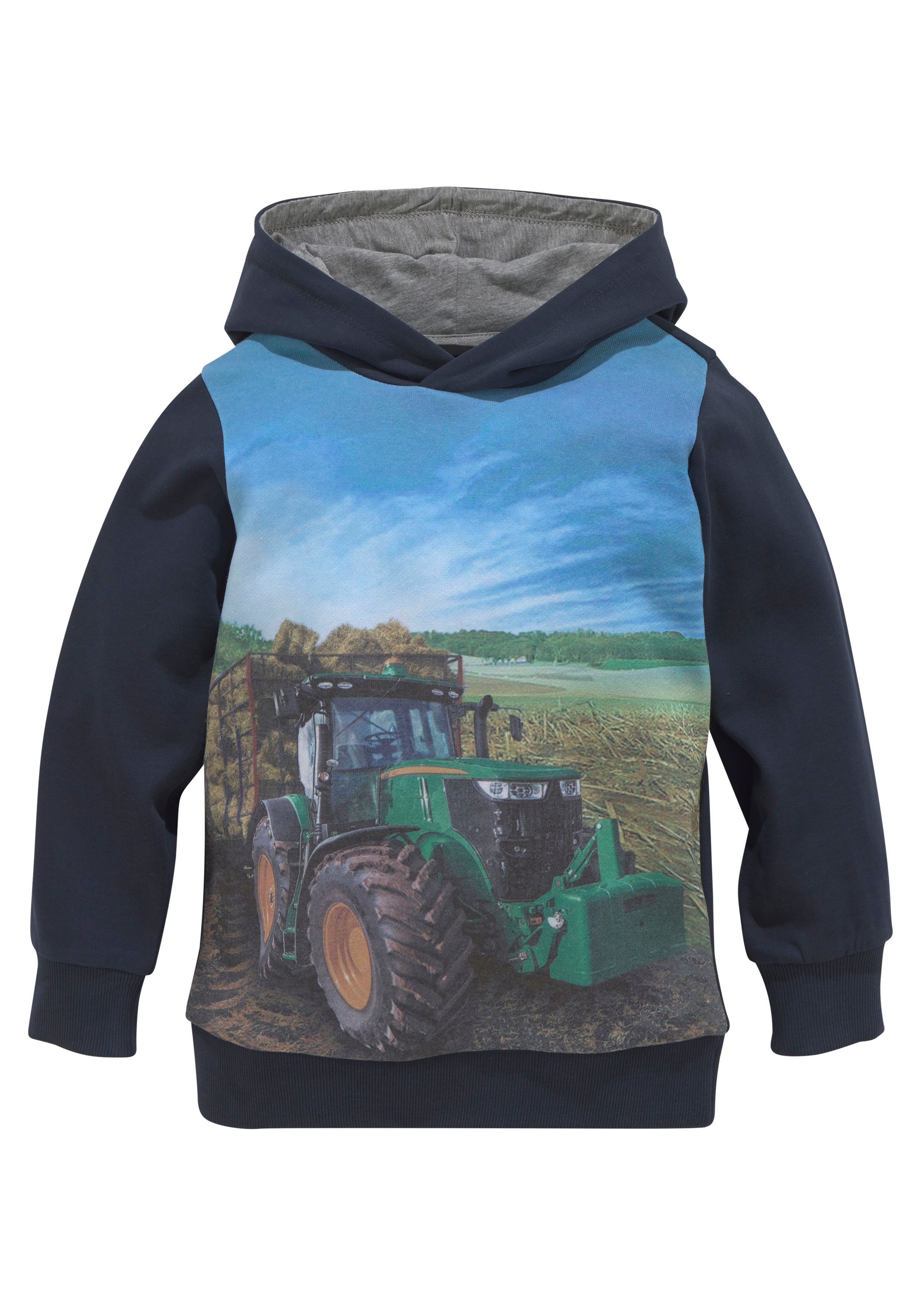 Kapuzensweatshirt Traktor - Fotodruck