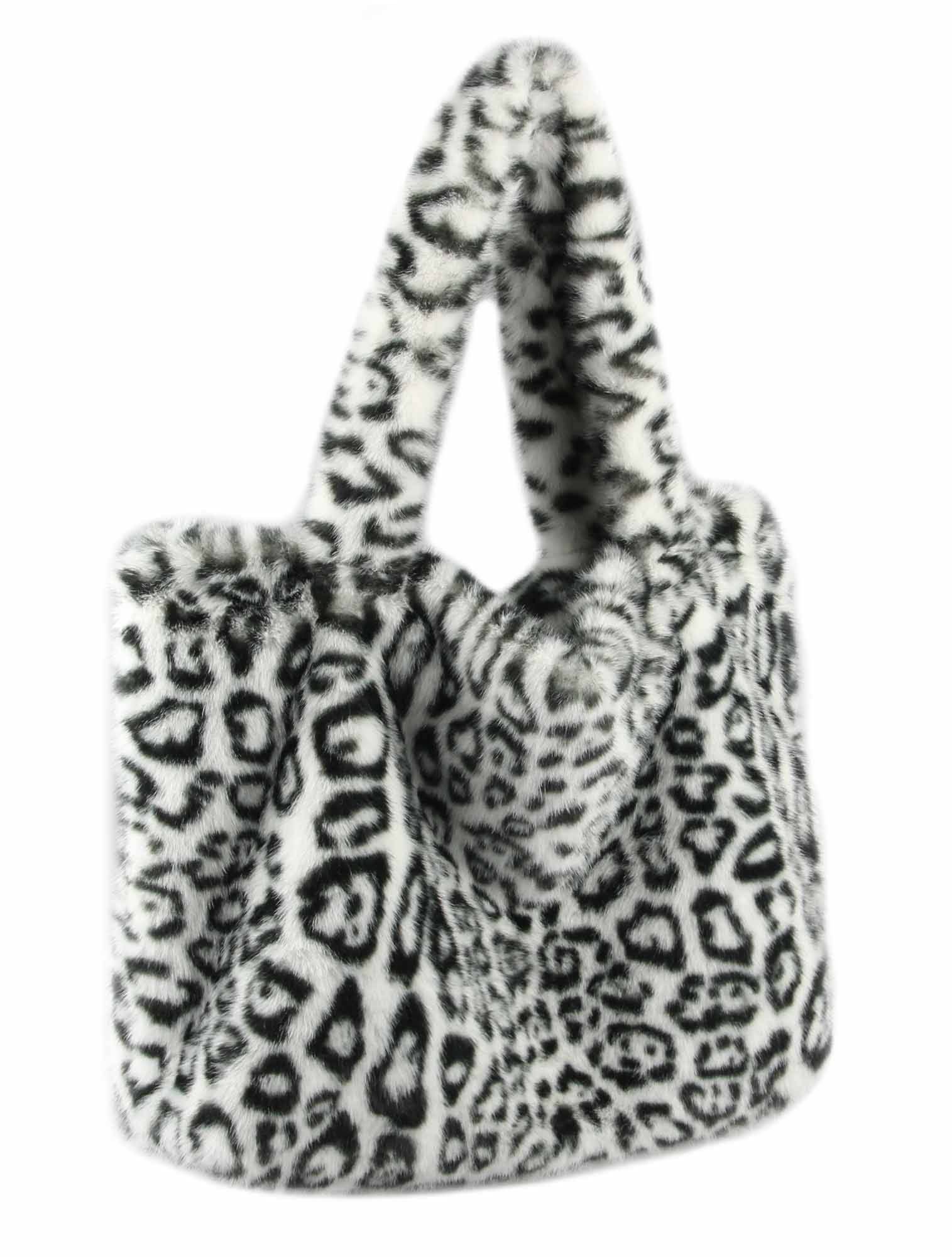 ITALYSHOP24 Schultertasche XXL Damen Leopard Print günstig online kaufen