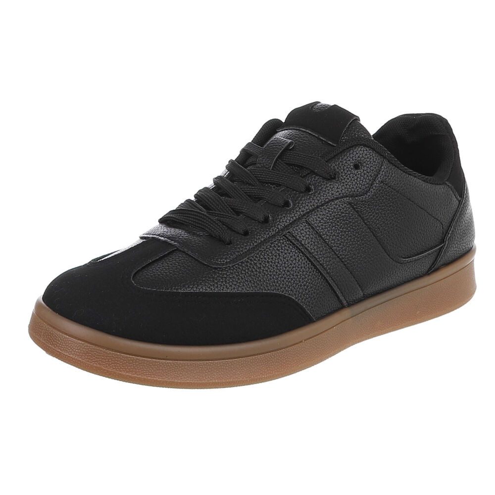 Coolwalk Herrensneaker mit Schnürung für Alltag und Freizeit Sneaker (91977401) Flach Sneakers in Schwarz