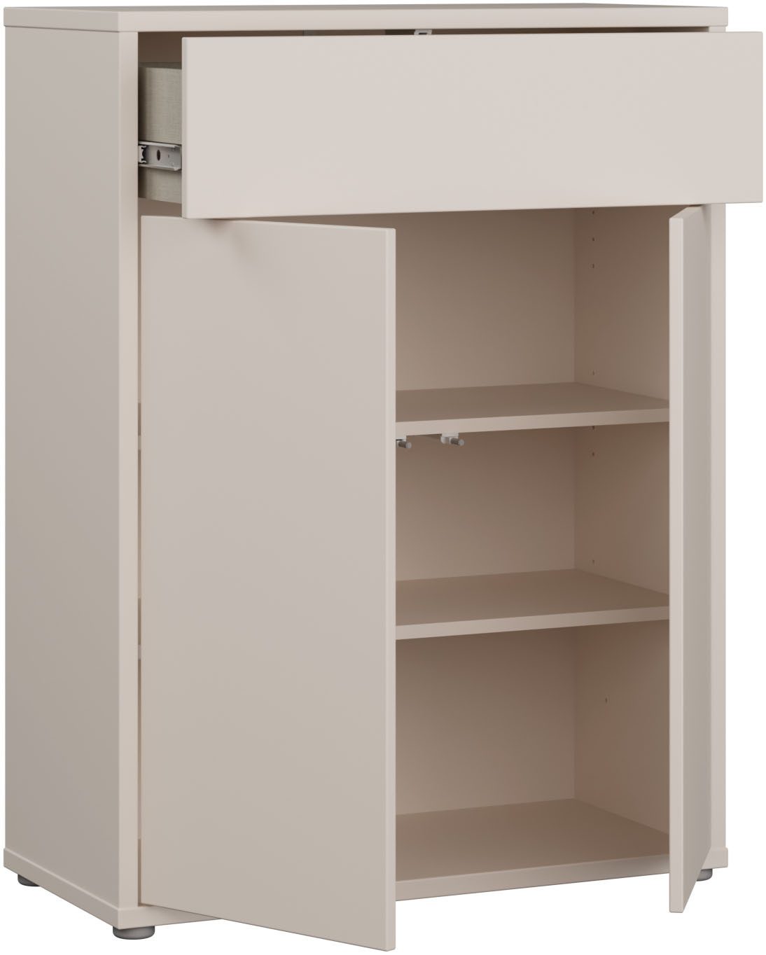 FORTE Schuhschrank Alice Springs B/H/T 74,5/99,1/34,9 cm Push to open, 12 Paar Schuhe – Bild 4 von 5
