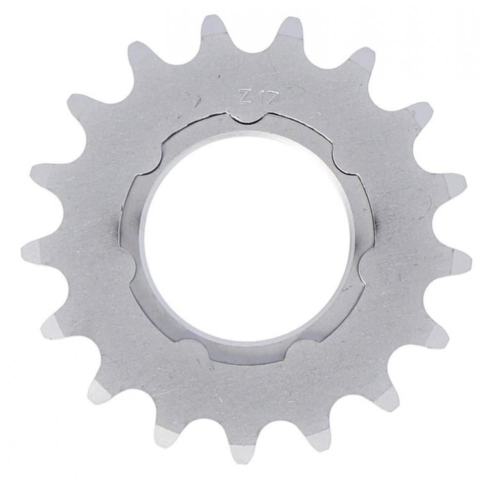 Zahnkranz XLC Single Speed Ritzel 1/8",17 Zähne mit Träger matt verchromt