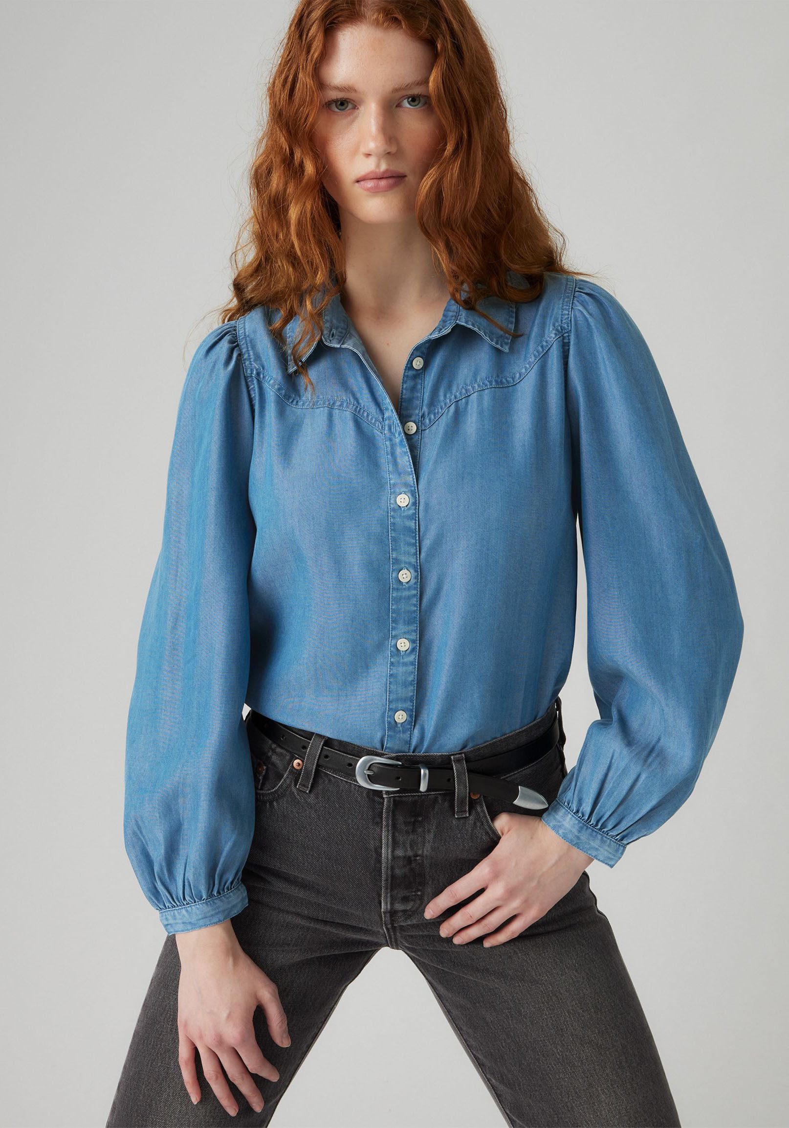 Levi's® Langarmbluse Mit Puffärmel