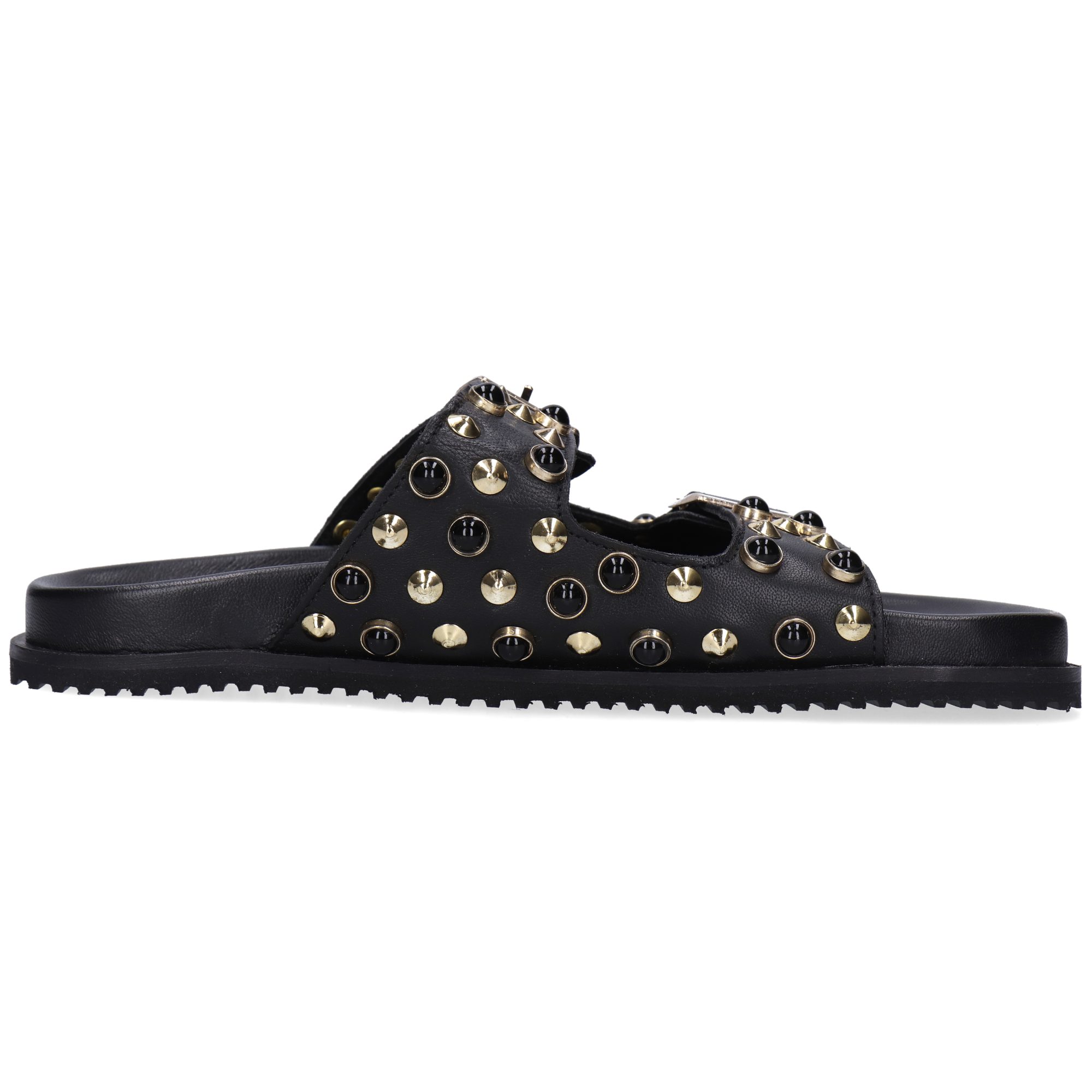 Melvin & Hamilton Eve 1 Leder-Pantoletten für Damen Pantolette Plateausohlen, Echtes Leder