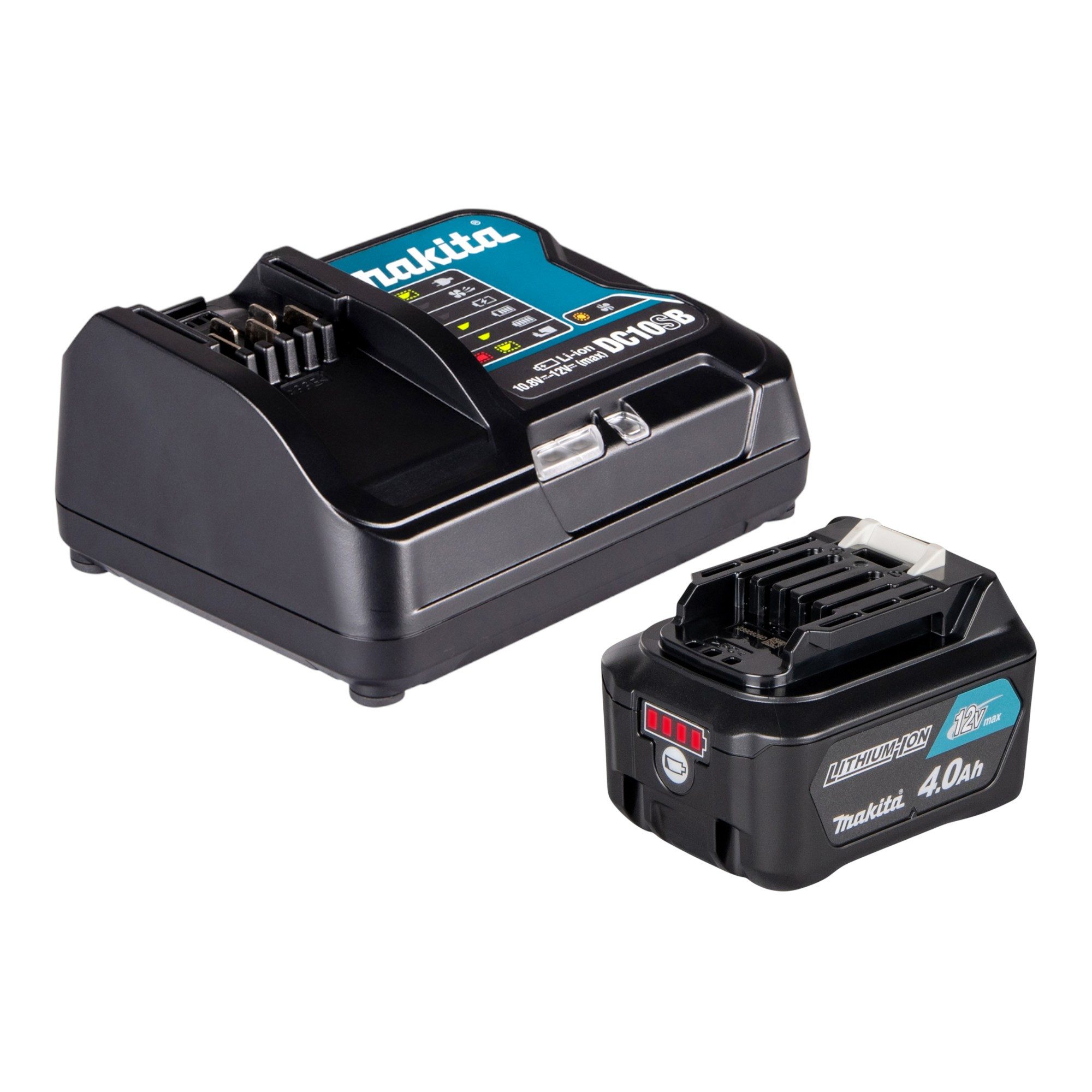 Makita Akku-Handkompressor MP 100 DSM1 Akku Kompressor 12 V max. 8,3 bar + 1x Akku 4,0 Ah
