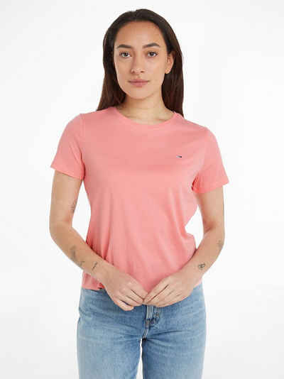 Tommy Jeans T-Shirt Soft Jersey T Shirt aus weicher Jersey Qualität Rundhals Kurzarm